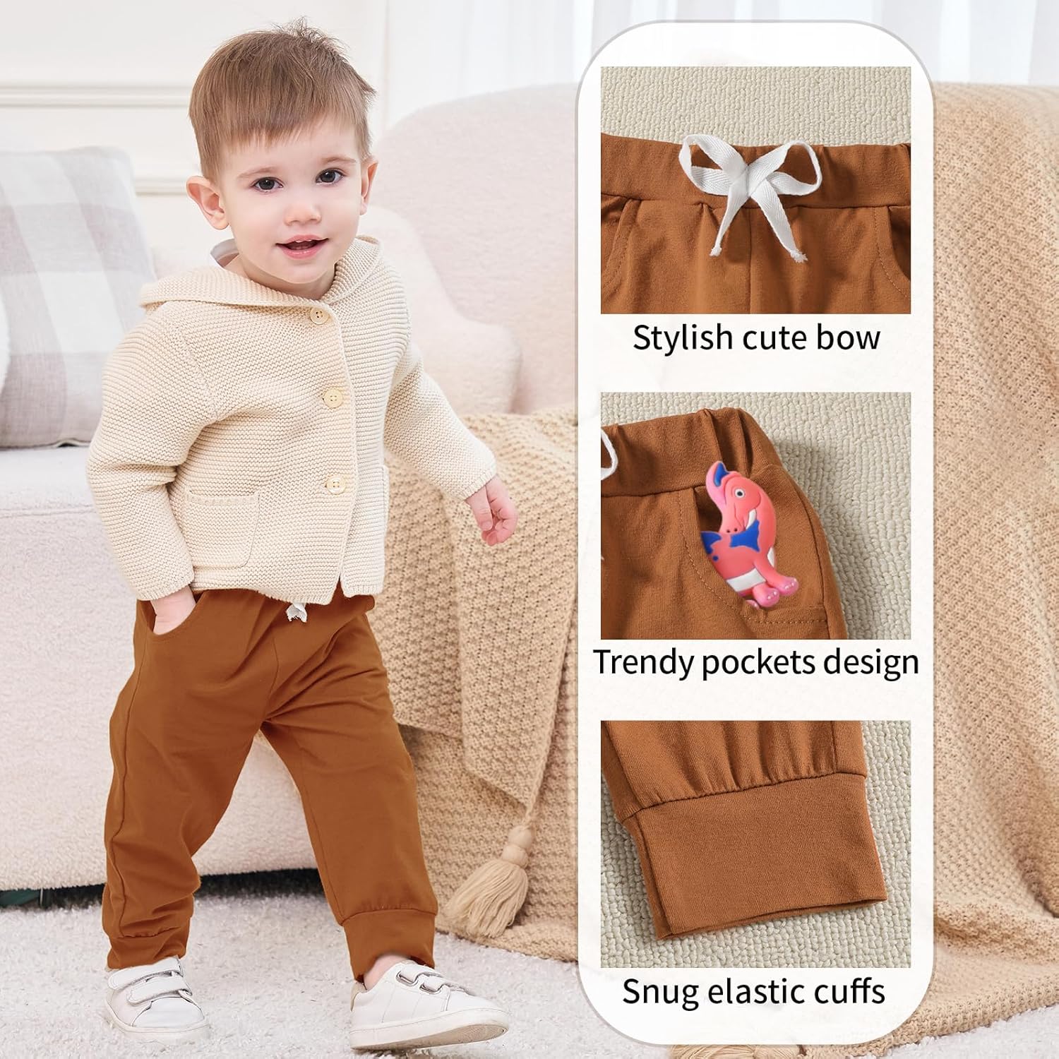 DREAM BUS - Toddler Jogger Pants 3-Piece Set