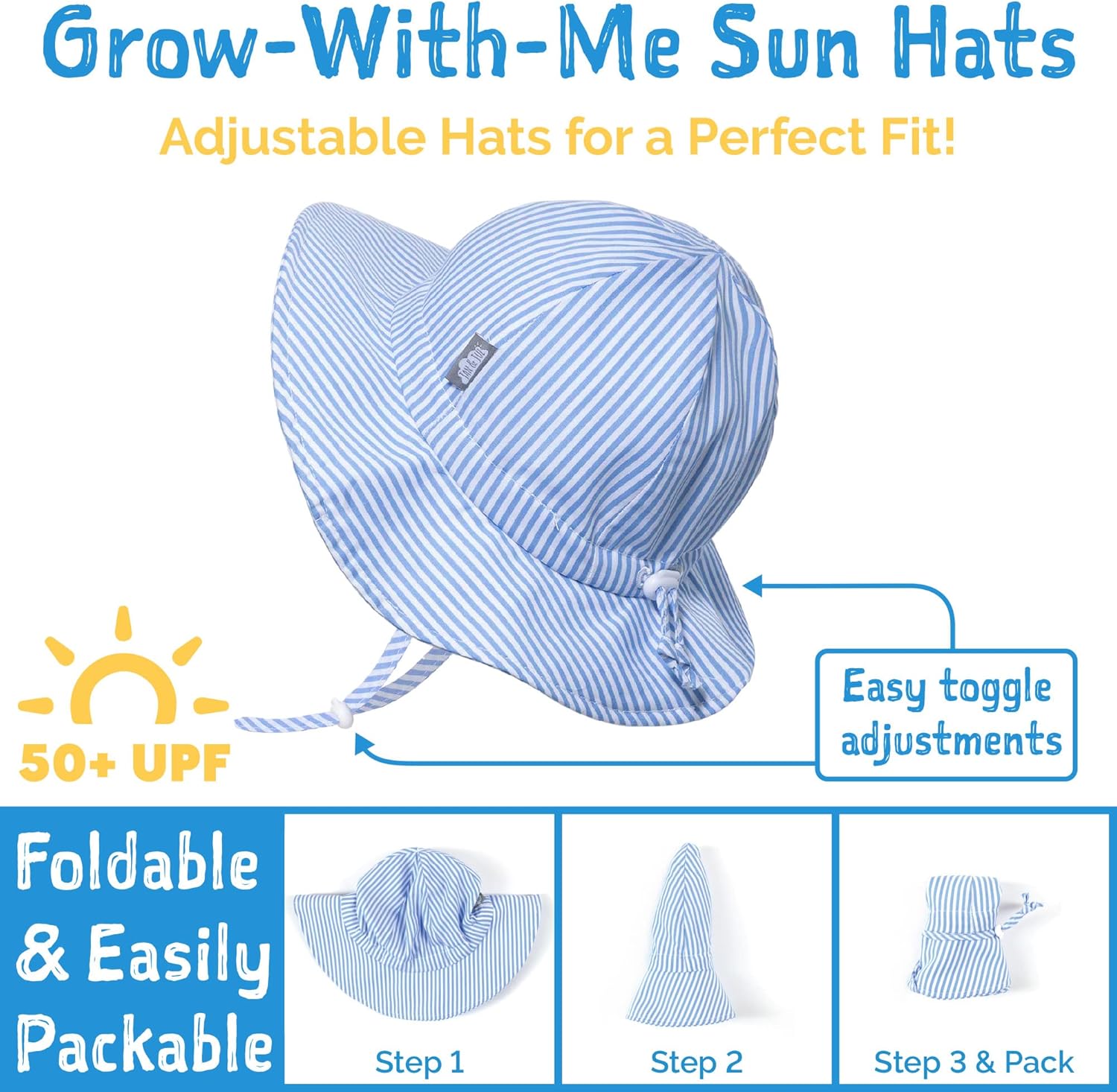 JAN JUL 50 UPF Cotton Sun Hat - Toddler Girls