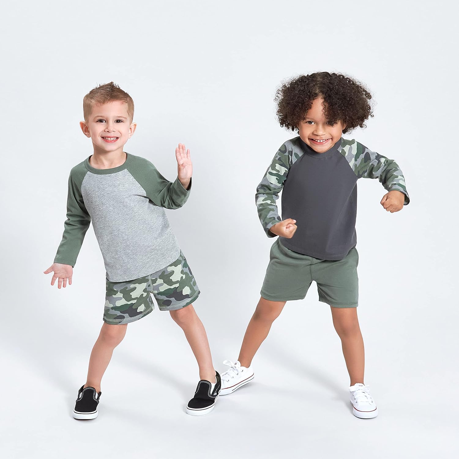 Gerber 3-Pack Knit Shorts for Toddler Boys Elastic Play Style