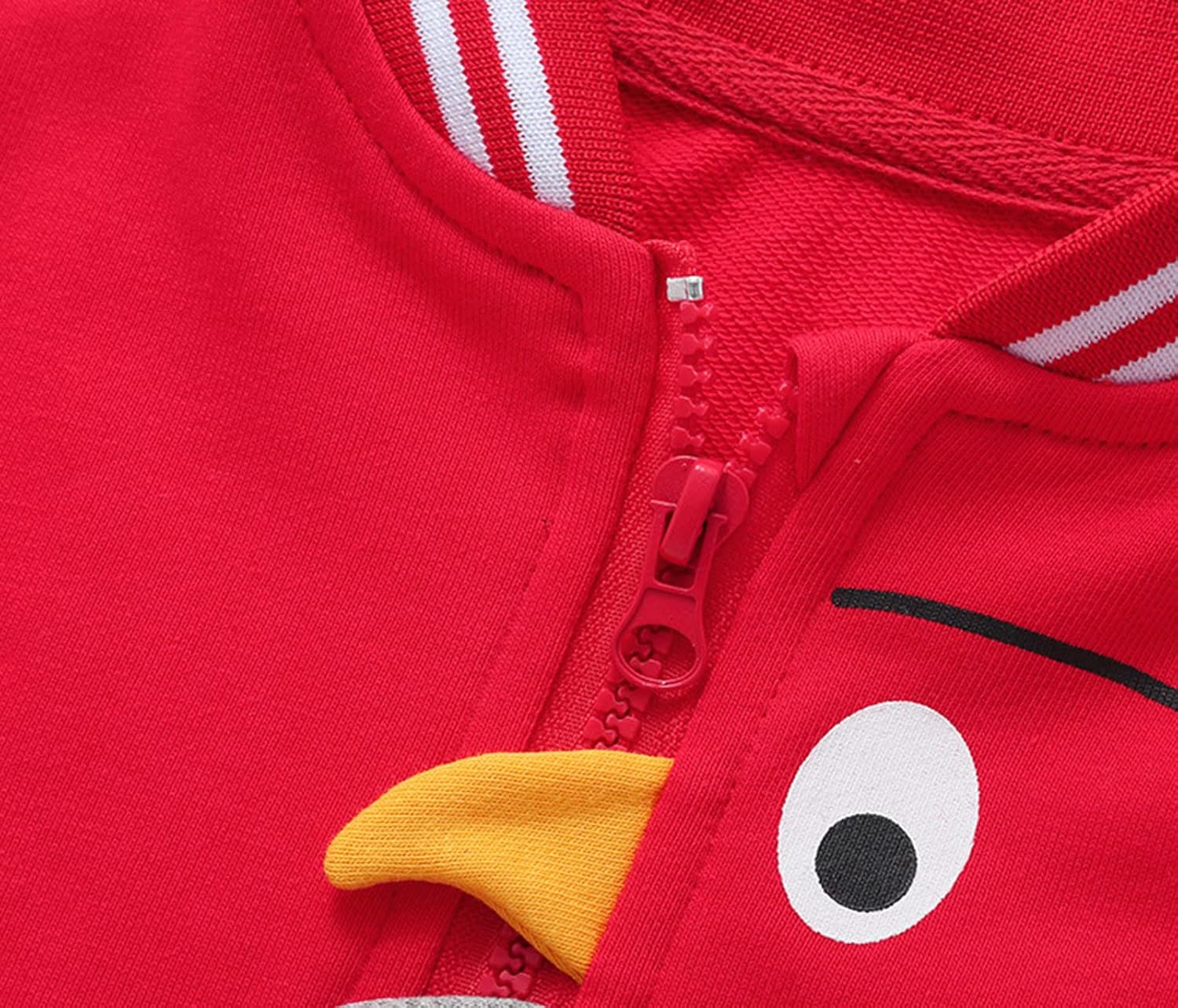Dinosaur-Backed Baseball Jacket for Little Ones