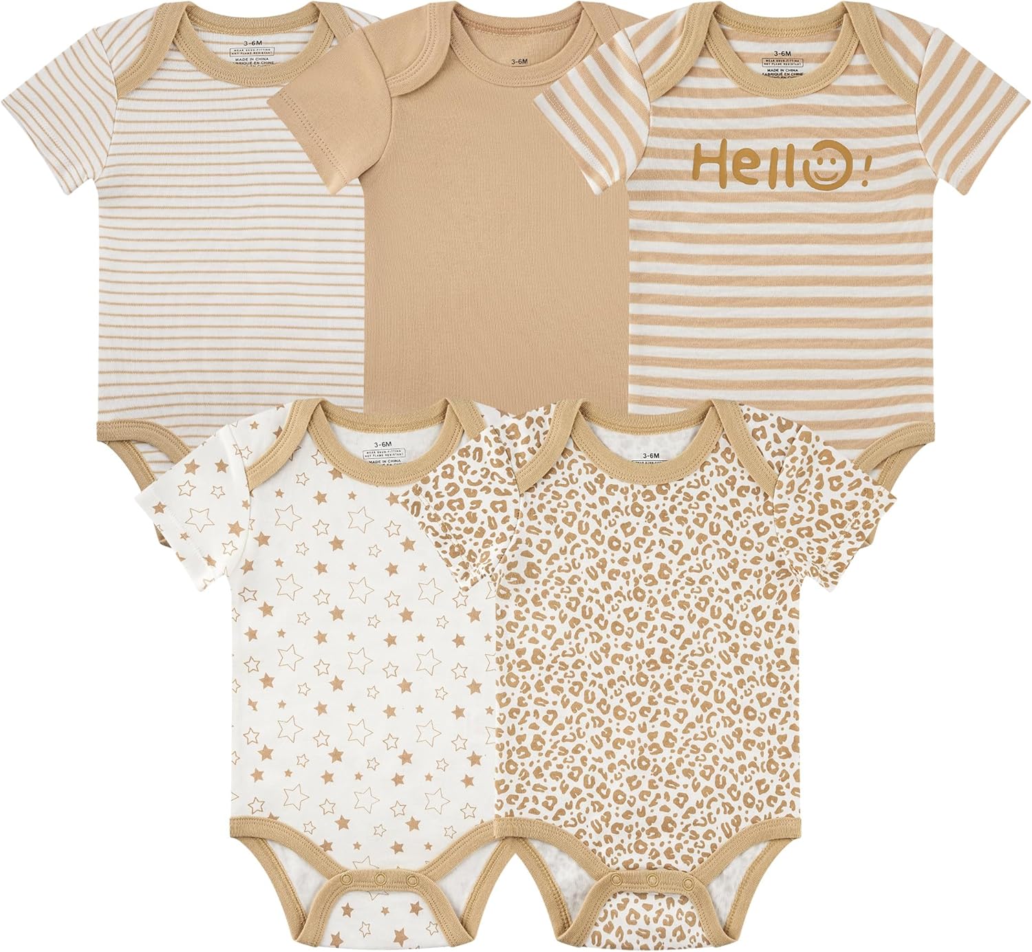 MEYSAHO Baby Newborn Layette 10-Piece Set