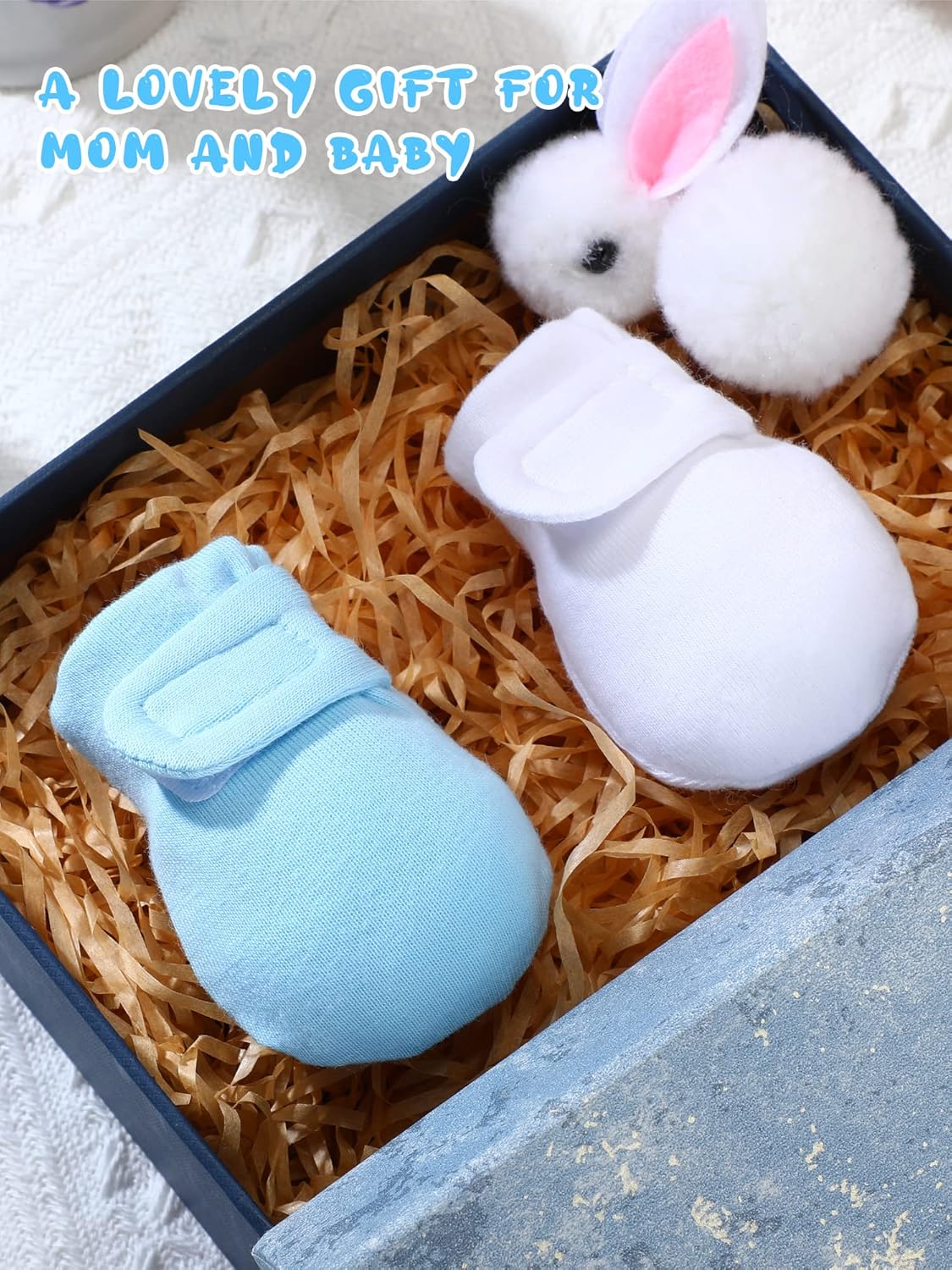 Newcotte Adjustable Baby Mittens for Newborns