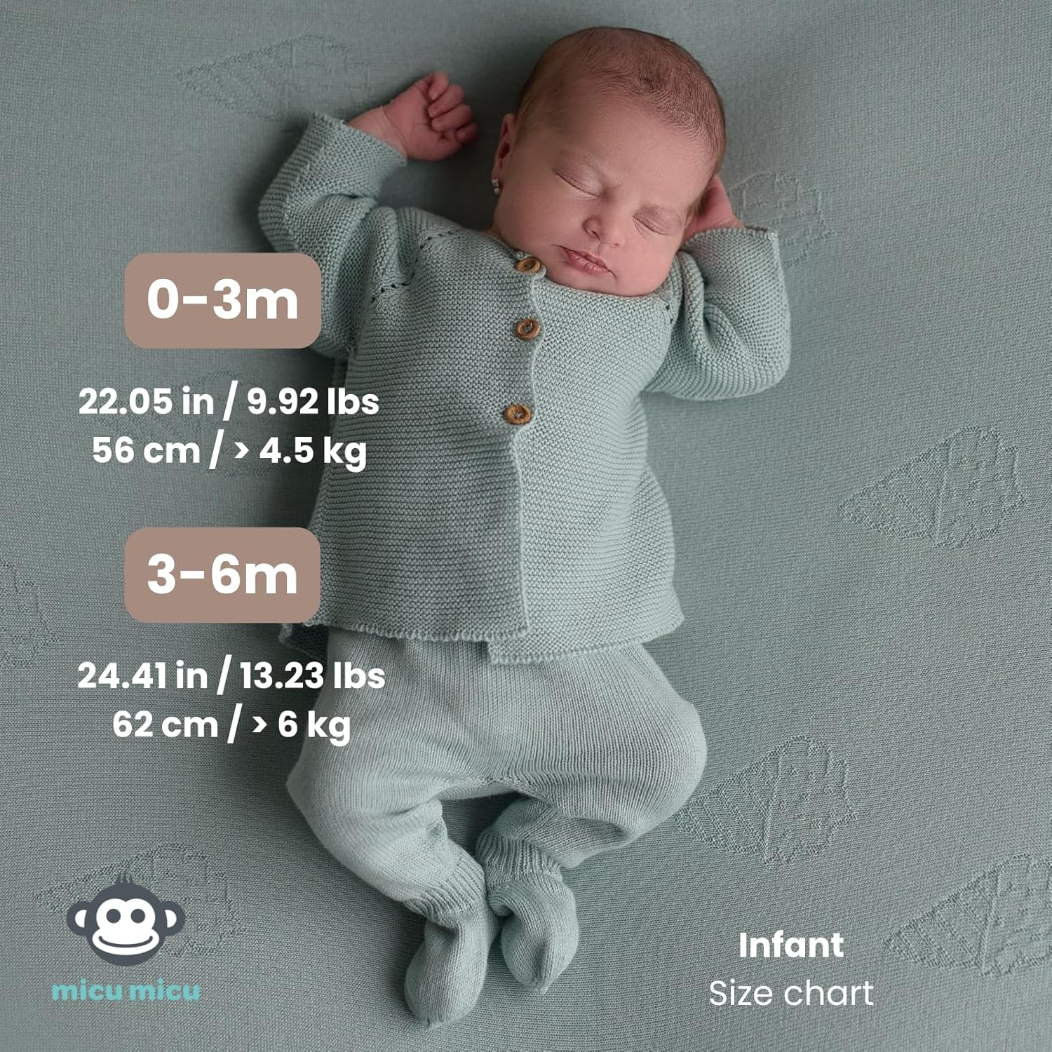 Organic Knitted Baby Set for Newborns