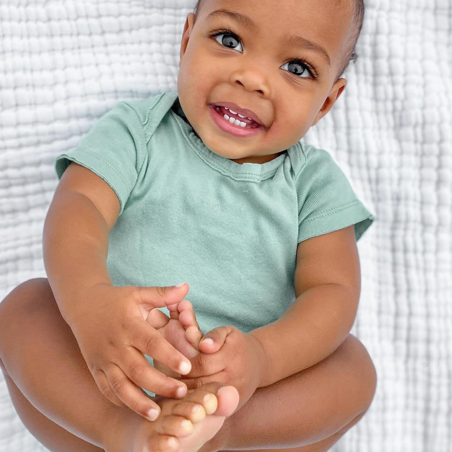 Honest Baby 3-Pack Organic Cotton Bodysuits for Infants