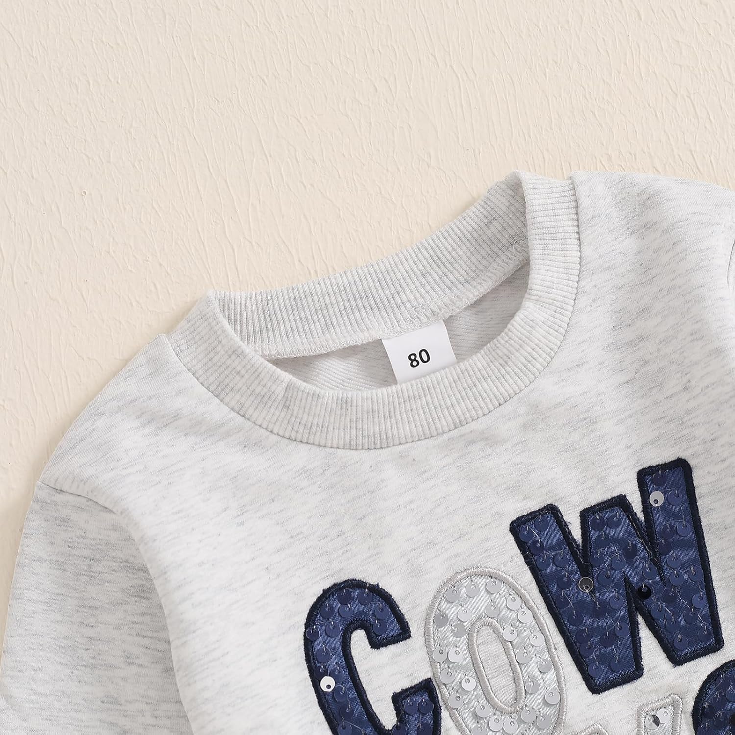 Stunning Kids Footballgitano gioco Boys Pullover with Sequined Embroidery