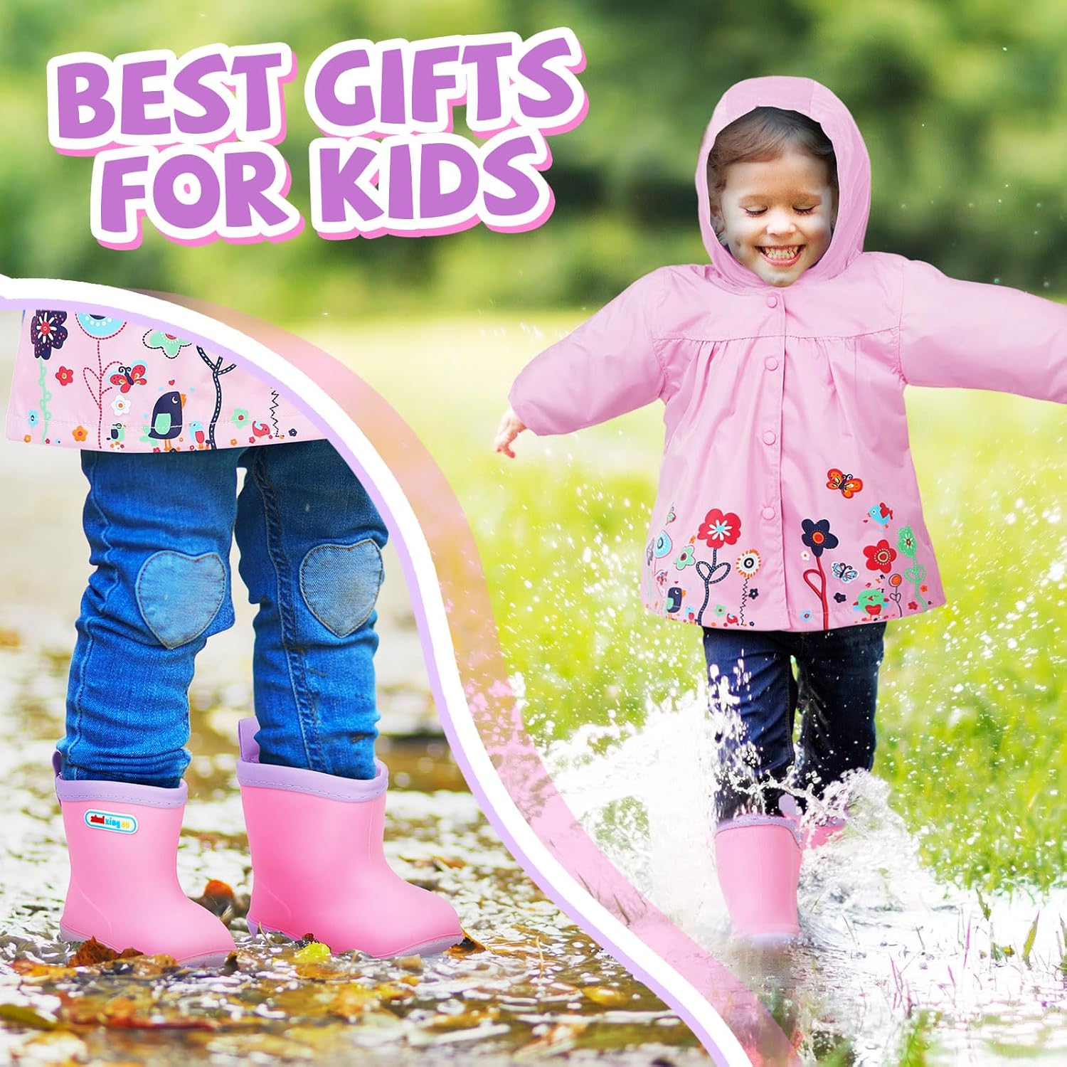 Twistover 2-in-1 Toddler Rain Coats Set