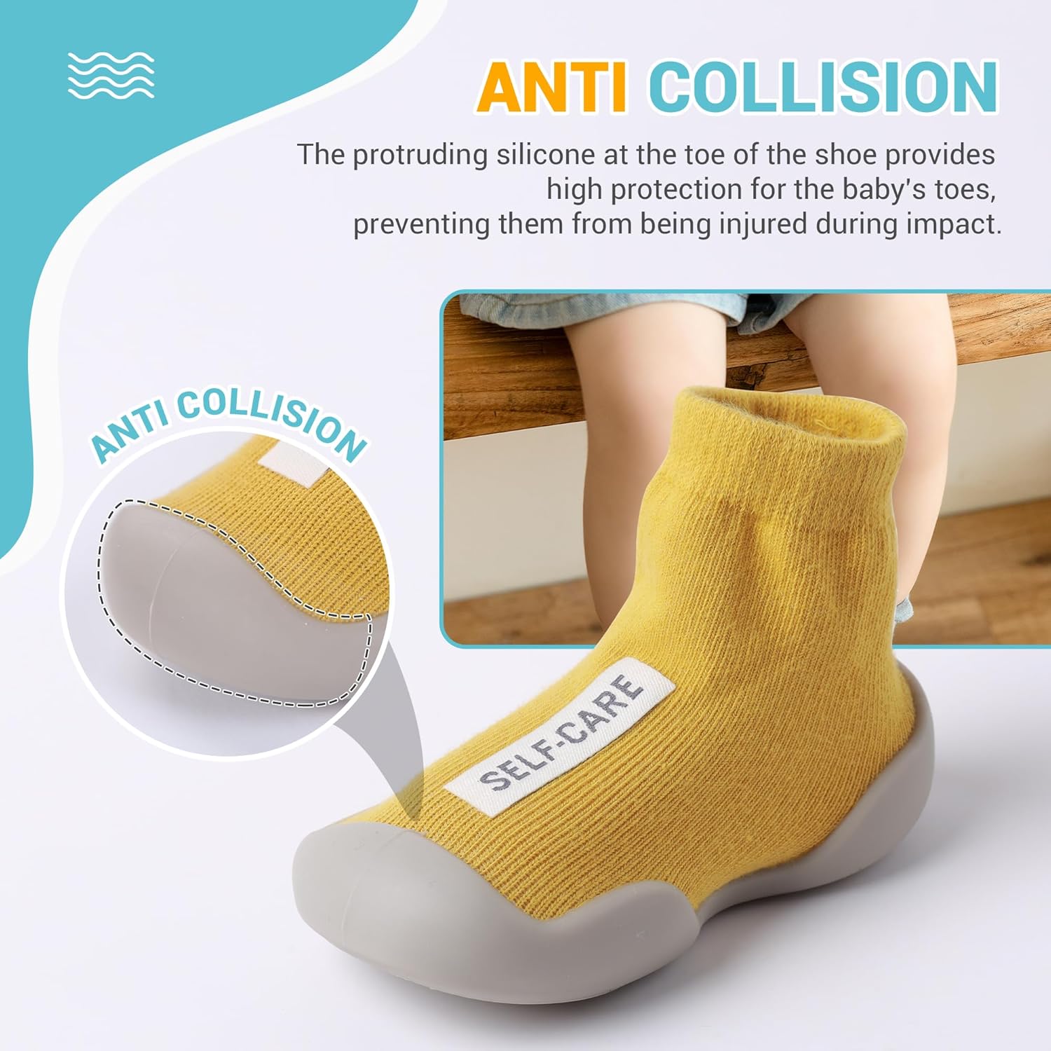 XQXG Perfect for Kids Toddler Non-Slip Baby Shoes