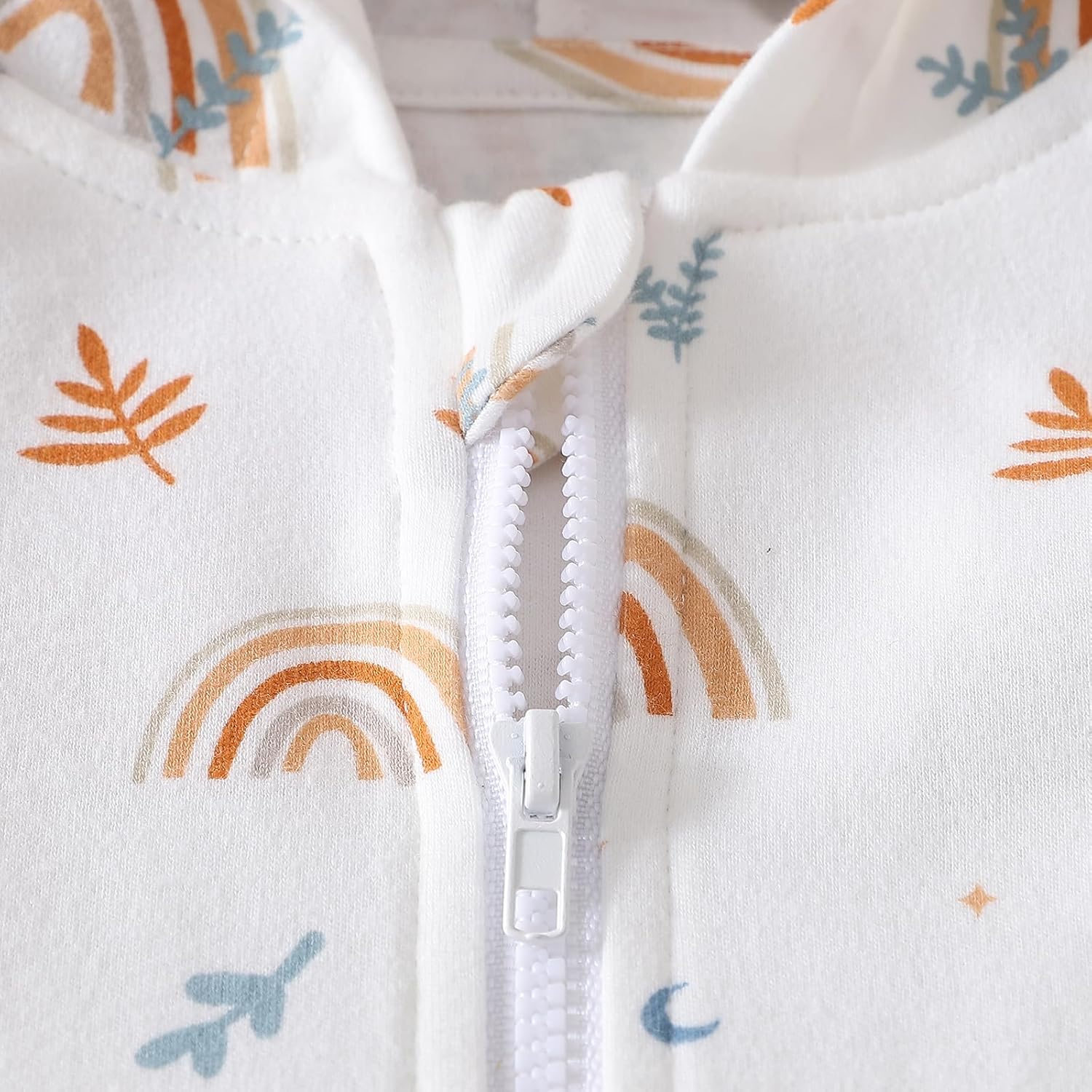 Cotton Full-Zip Baby Hoodie 0-24 Months Premium Design