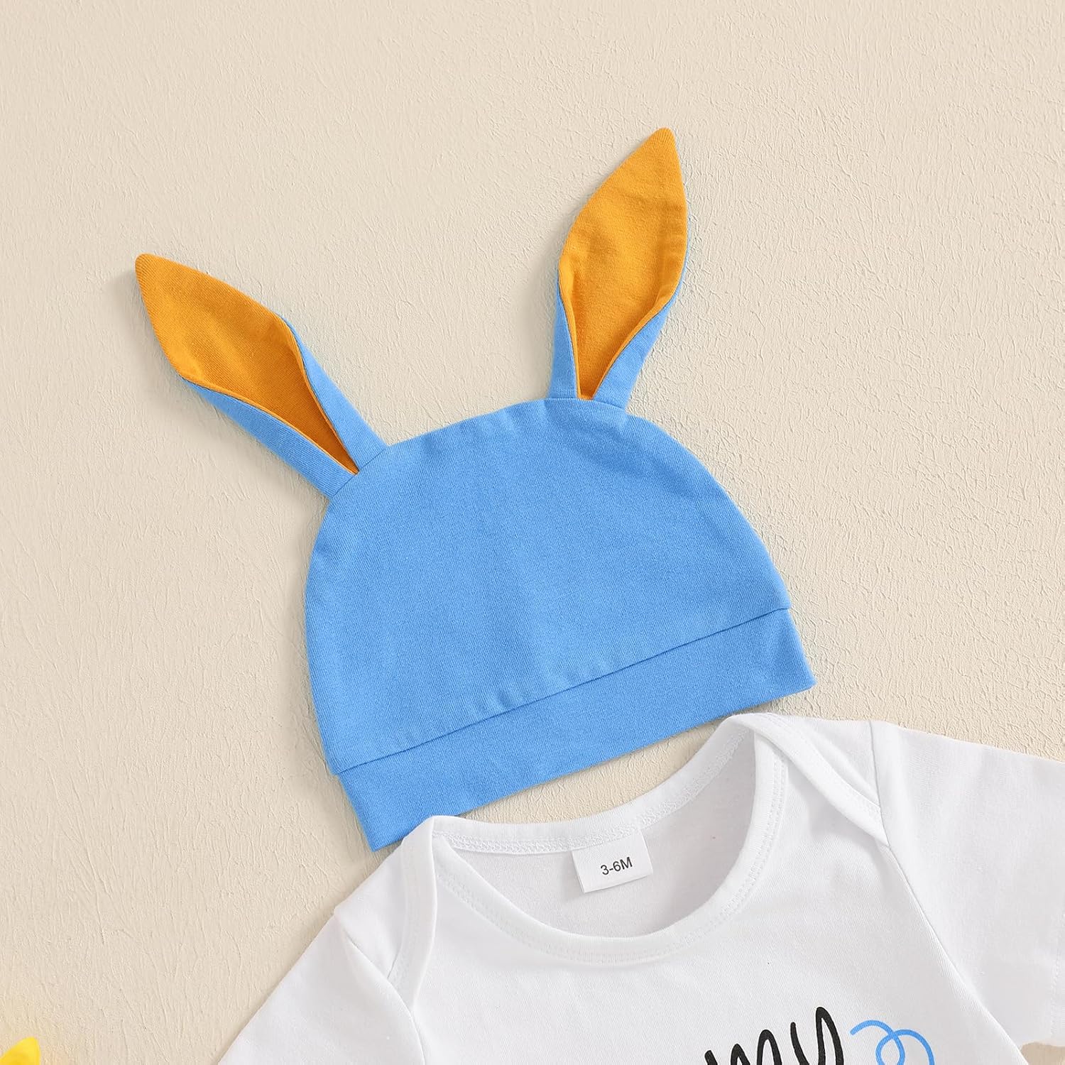 Newborn Baby Rabbit Romper Set for Easter - 3-Piece Design