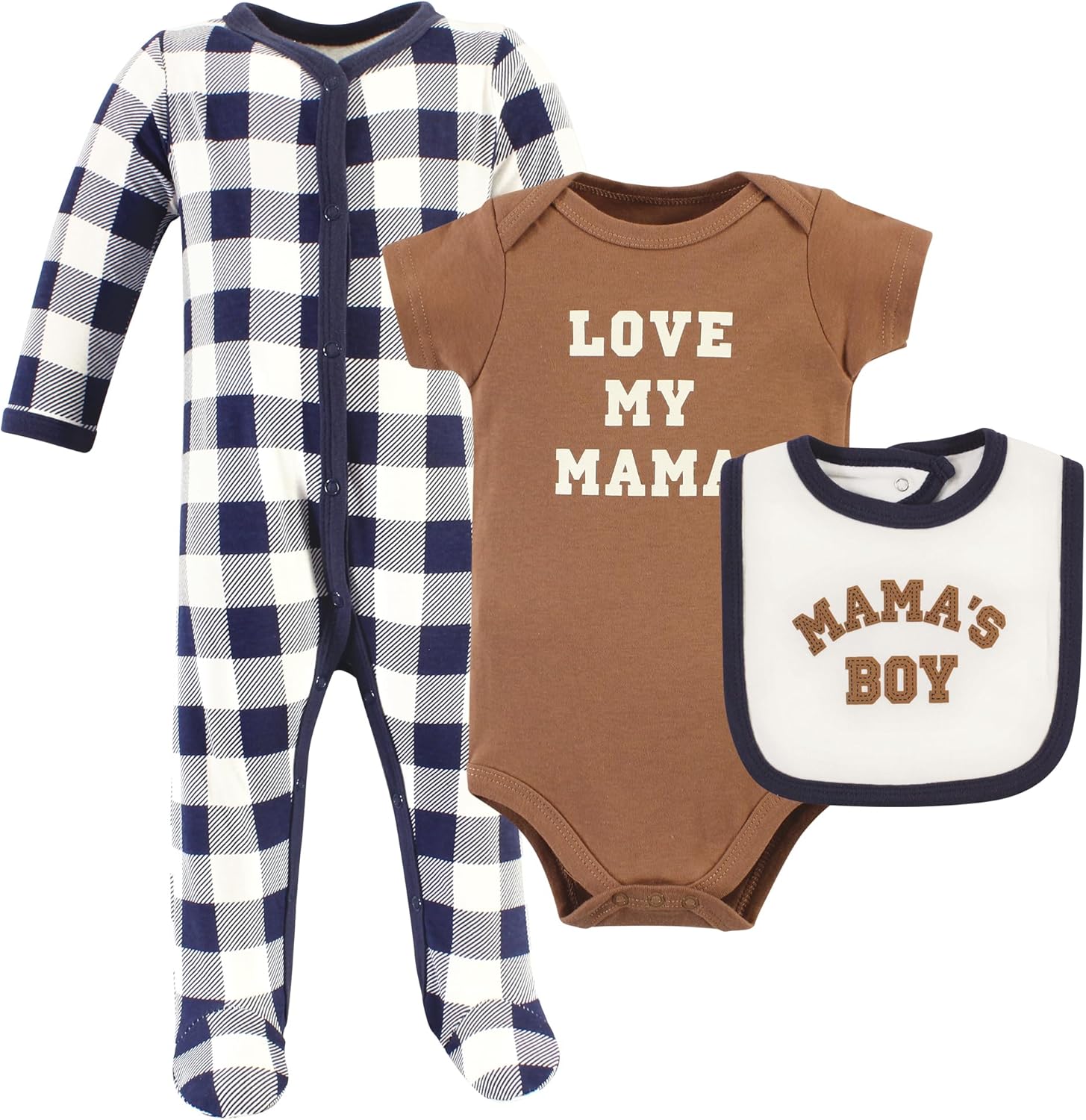 Hudson Baby Unisex Baby Cotton Sleep Play Bib Set