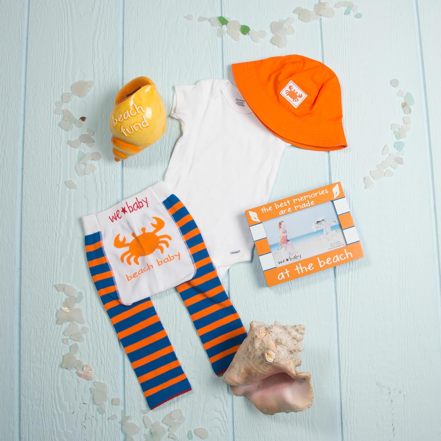 Pavilion Gift Company - Beachy Style Baby Boys 12-24 Months Leggings
