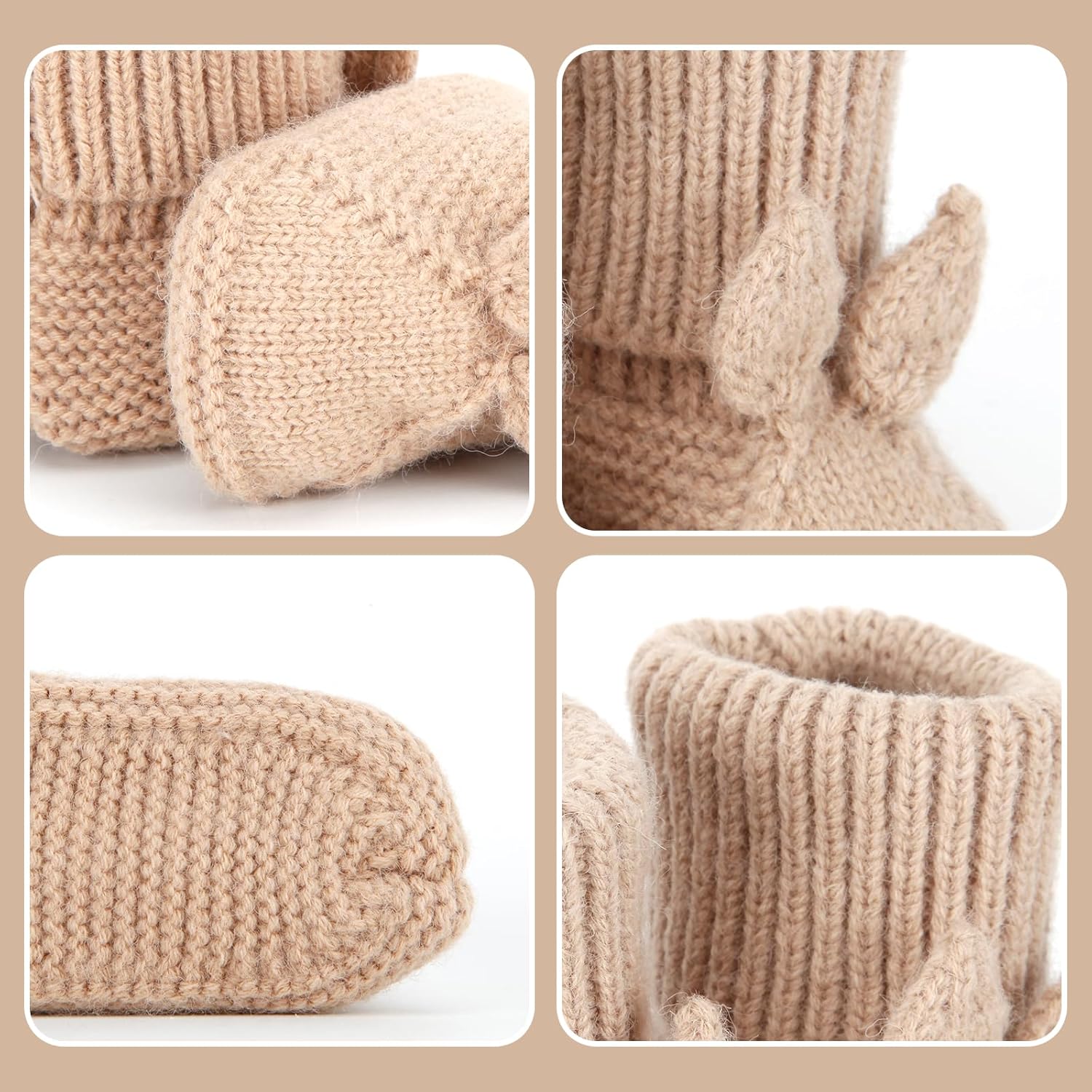 Loyfoky Baby Booties Newborn First Walkers Knit Boots Warm Crib Socks