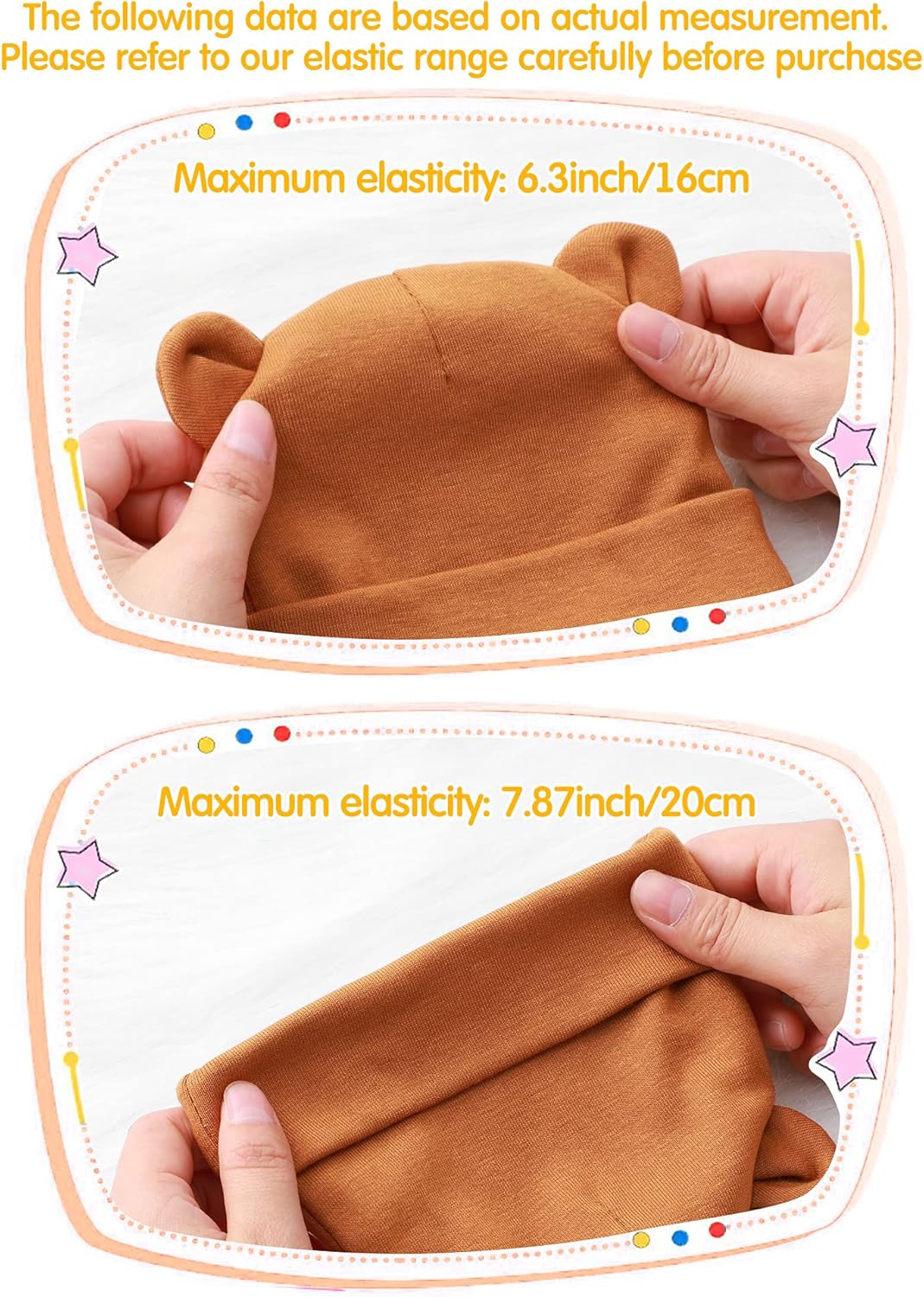 Geyoga Baby 12-Piece mittens set for 0-12 Months