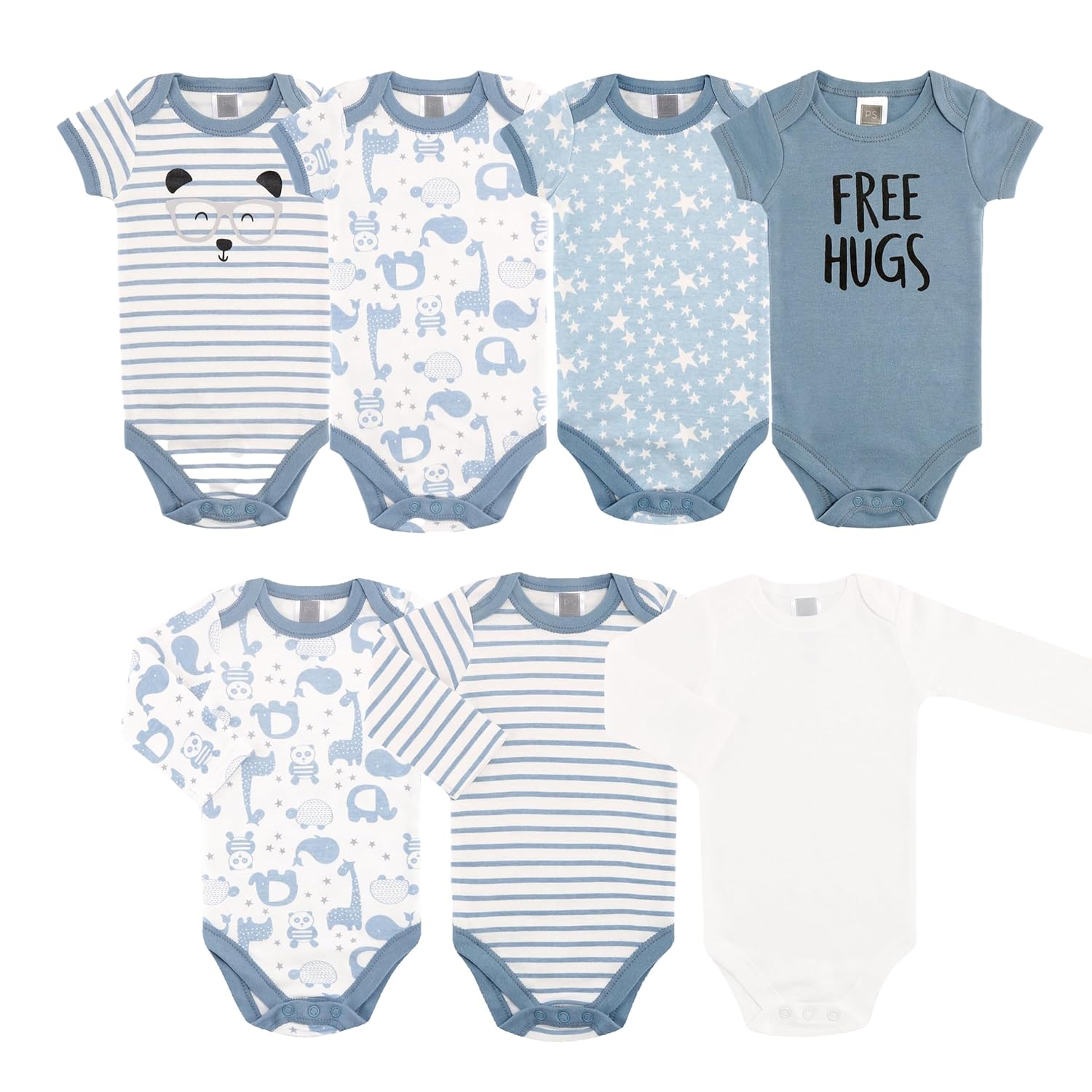 23-Piece Soft Blue Layette Set for Newborn Boys