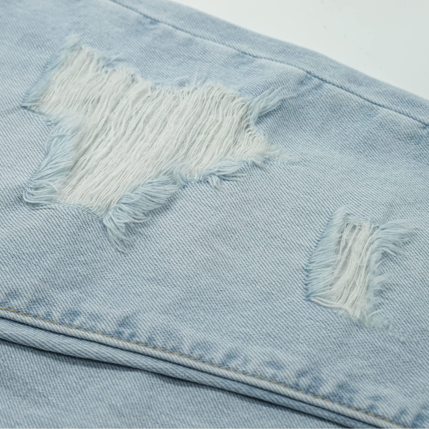KIDSCOOL SPACE Baby Boys Distressed Denim Jeans