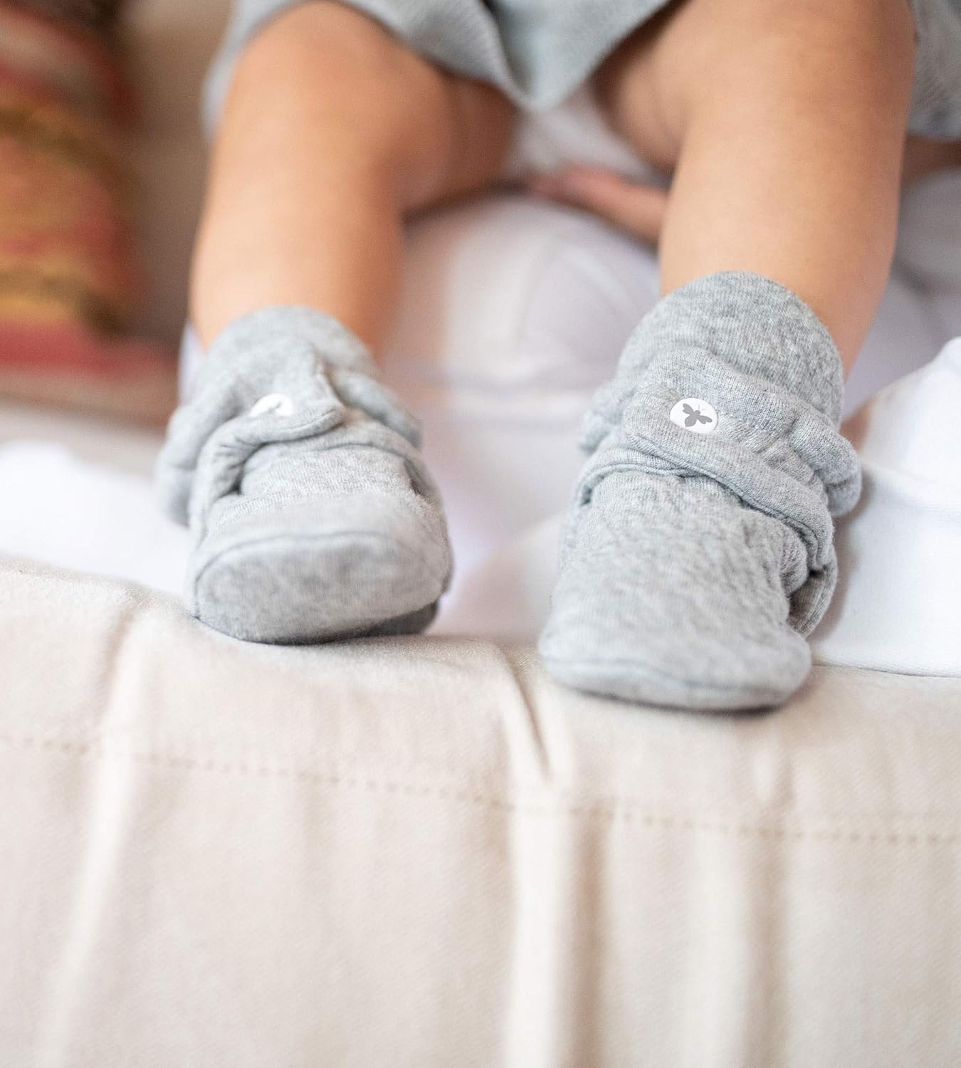 Burts Bees Baby Gender Neutral Slipper Socks for Newborns