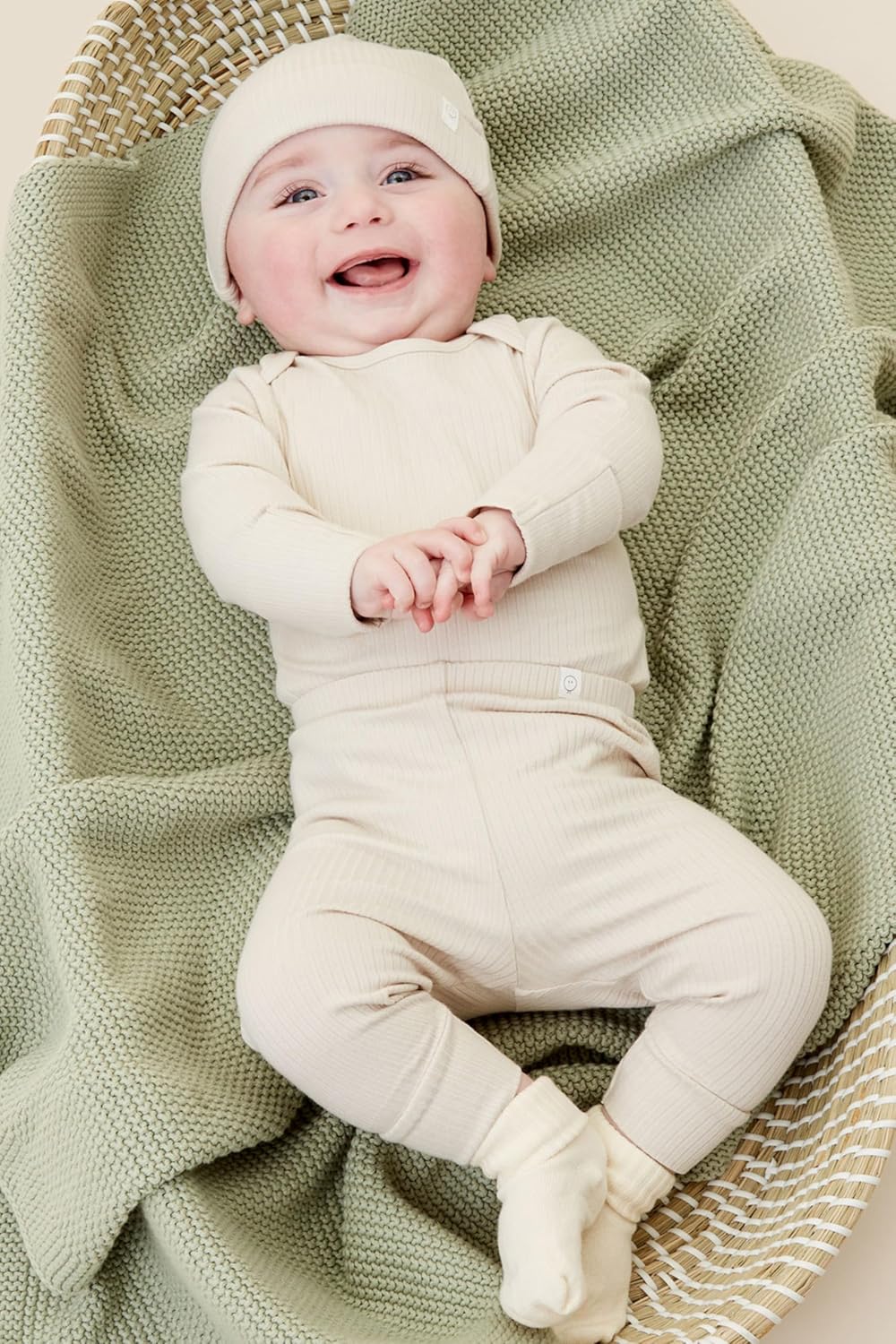 MORI Baby Unisex Premium Ribbed Leggings
