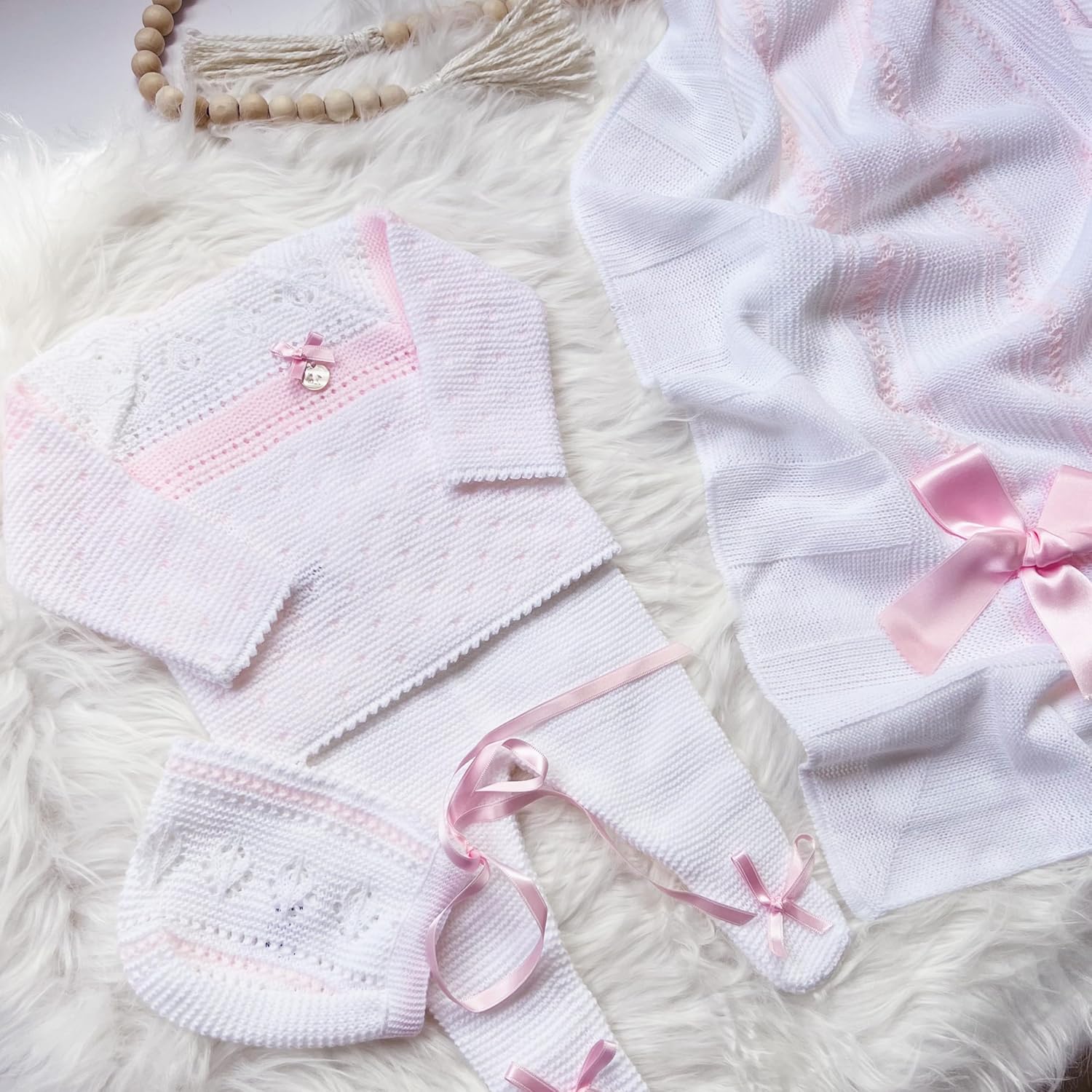 Adorable Baby Knitted Outfit