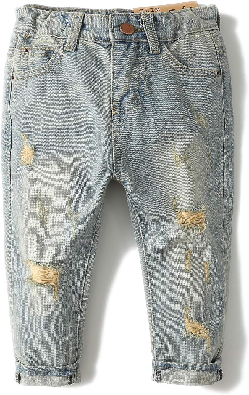 Stylized Grunge Jeans for Kids