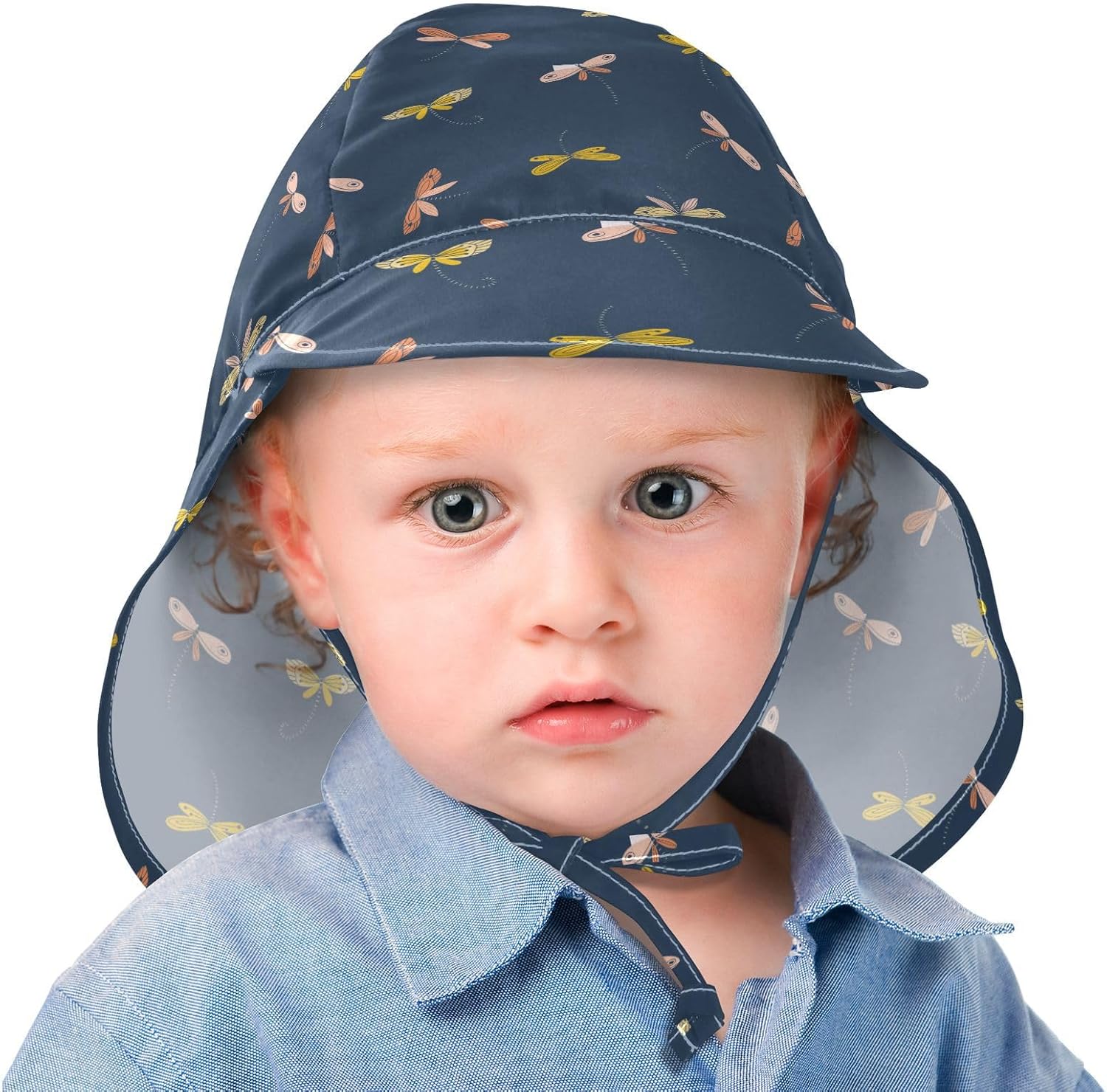 KLL Unisex Baby Sunhat Boys UV Protection Hat Large Brim