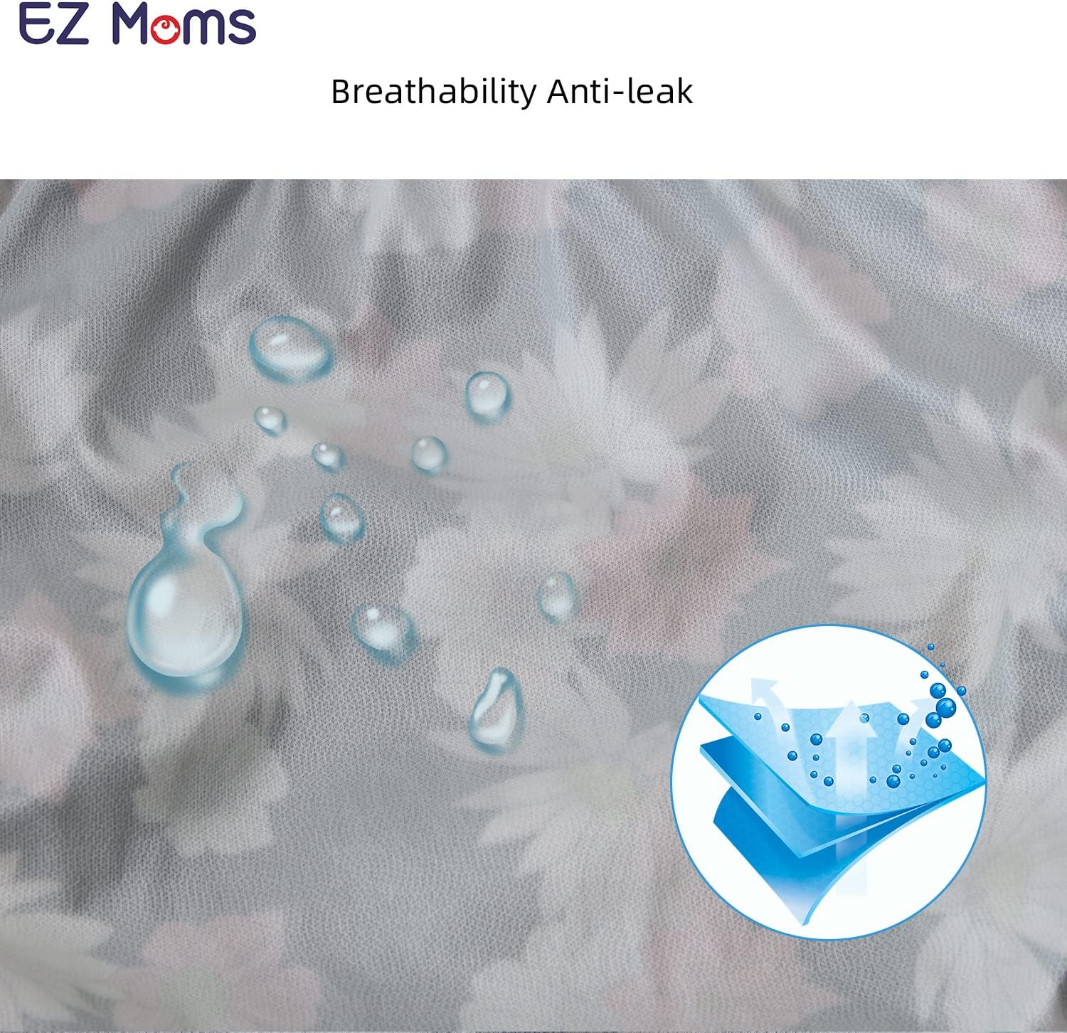 EZ Moms 10-Pack Waterproof Plastic Underwear for Baby