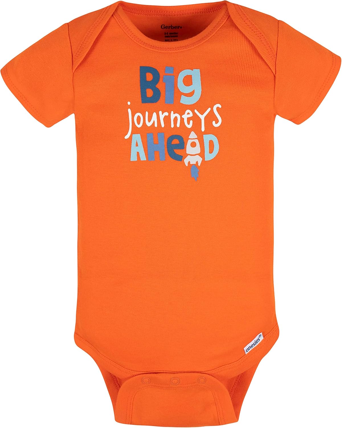 Gerber Baby-Boys 5-Pack Short Sleeve Onesies Perfect for Layering