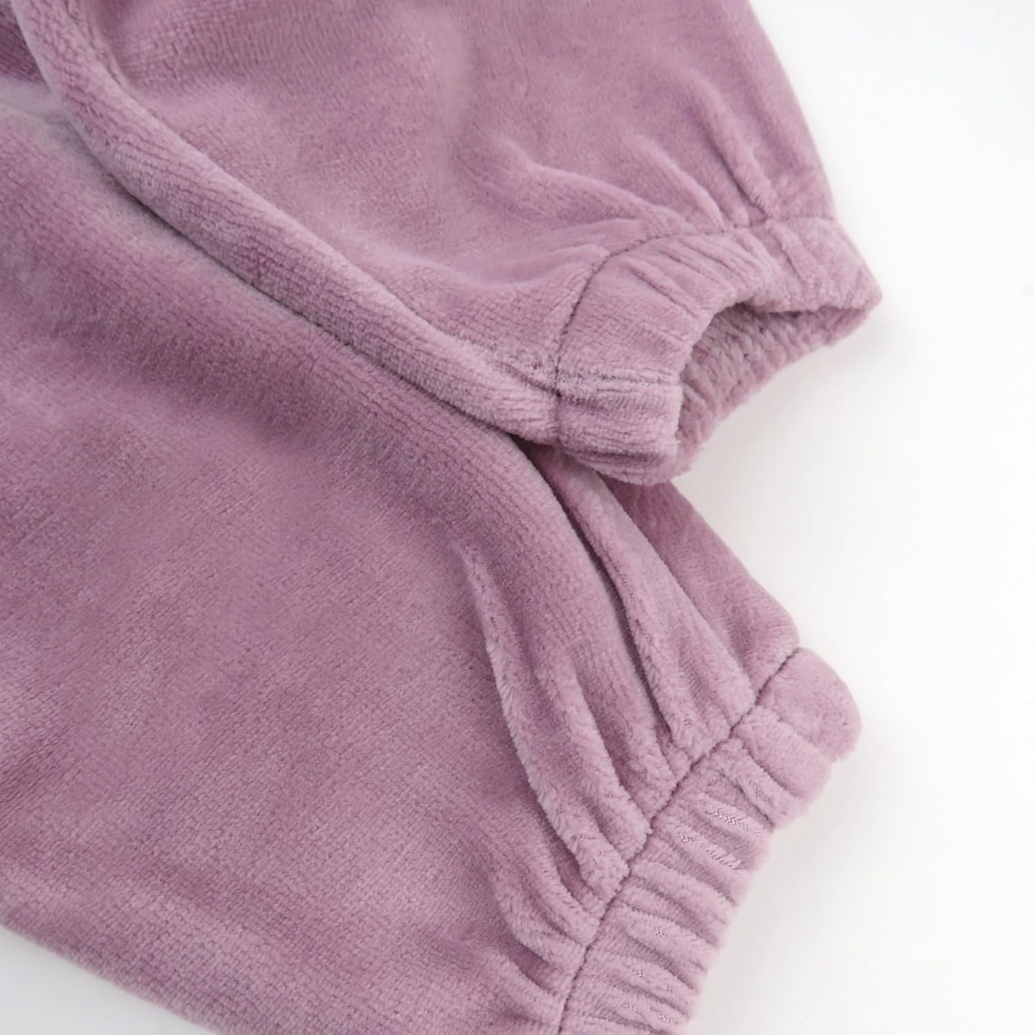 HonestBaby Velour Pullover Zip Front Sweatshirt Jogger Sweatpants Set