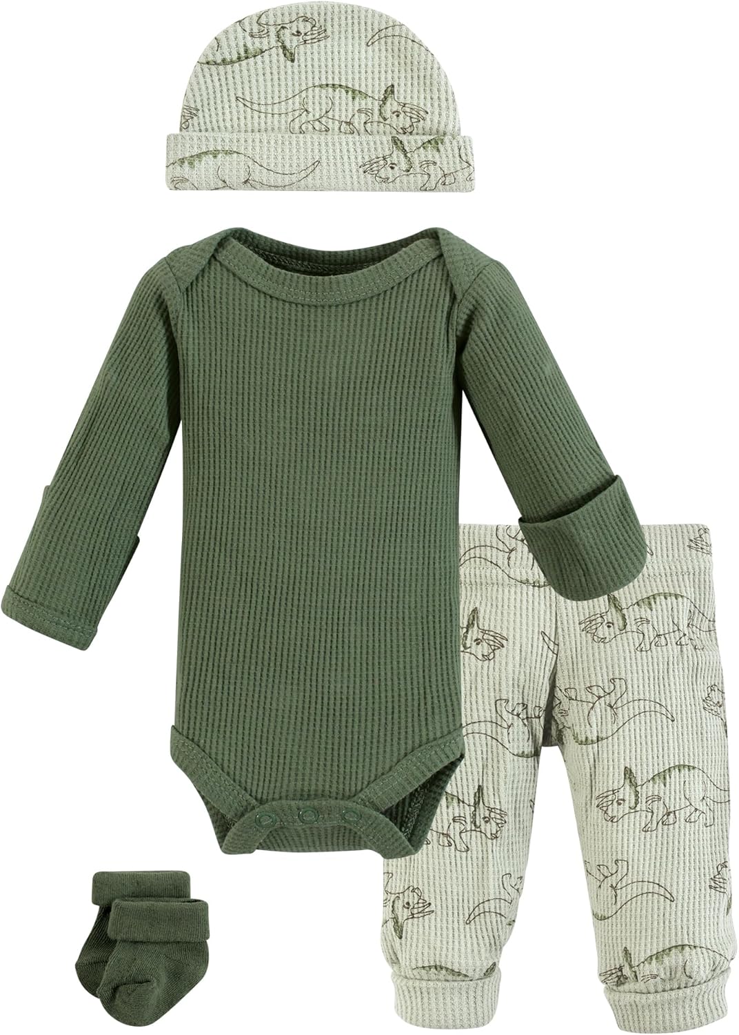 Hudson Baby Thermal Preemie Layette Set 4pc