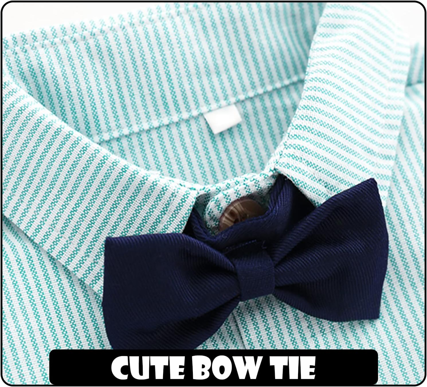 IBOBOOM - Infant Boys Suits Formal Stylish Black Set