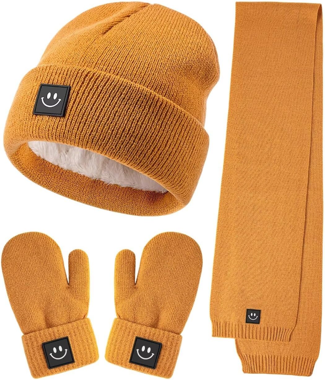 Warm Cozy 3-in-1 Baby Winter Set for Girls Boys