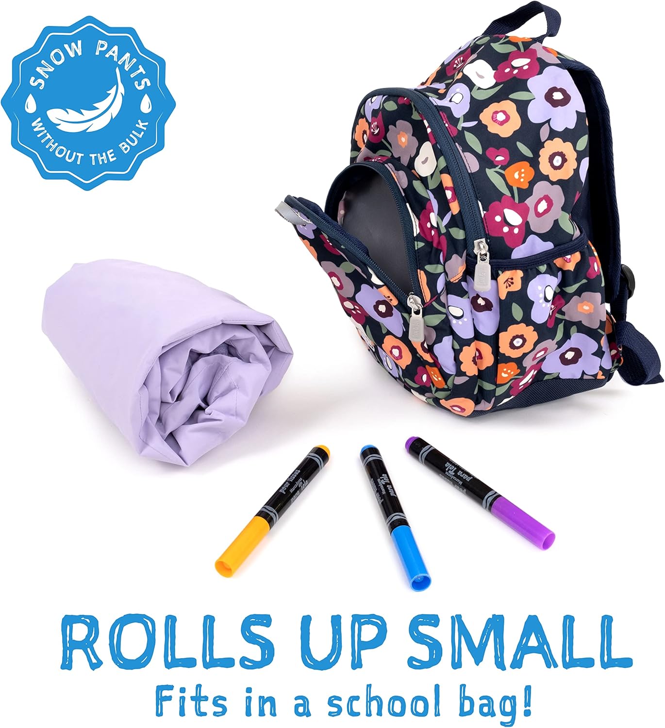 Warm and Dry Snow Pants for Kids Stayprotected SoftshellPants with Fleece Liner