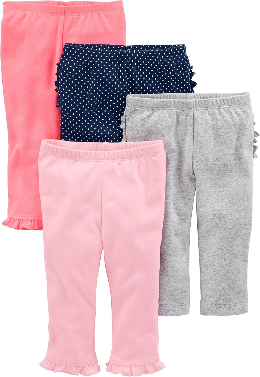 Simple Joys by Carters Baby Girls 4-Pack Pants - Fun and Comfortable