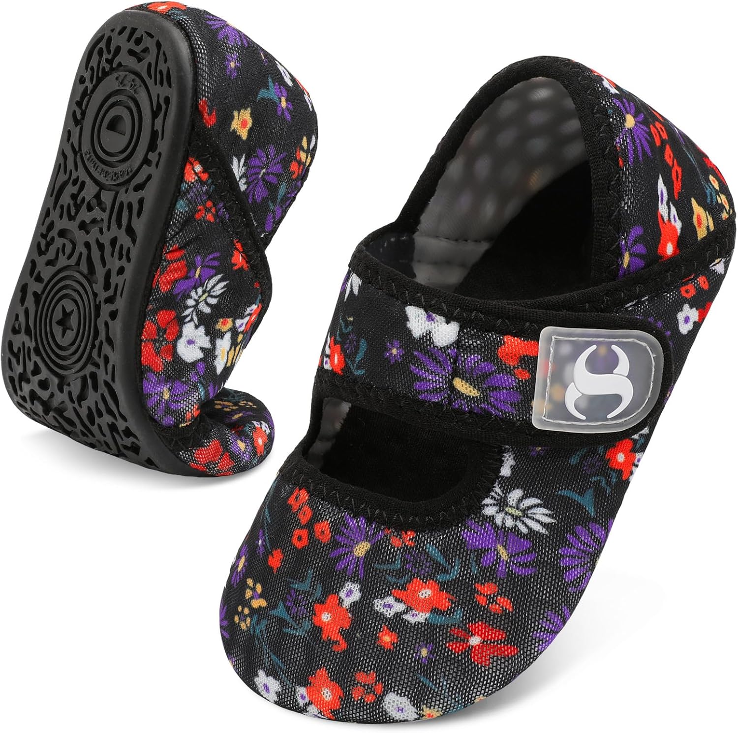 Scurtain Toddler Water Shoes for Boys Girls Quick-Dry Adjustable and Fun