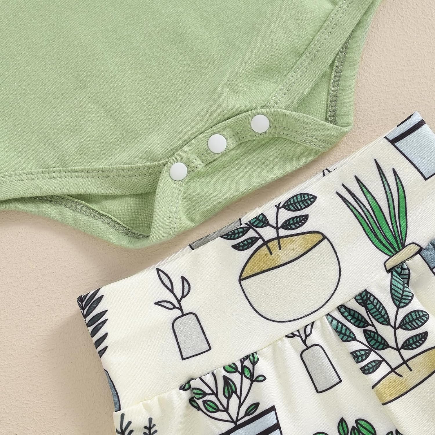Little Sprout Coming Home Newborn Baby Outfit Summer outnumber Set