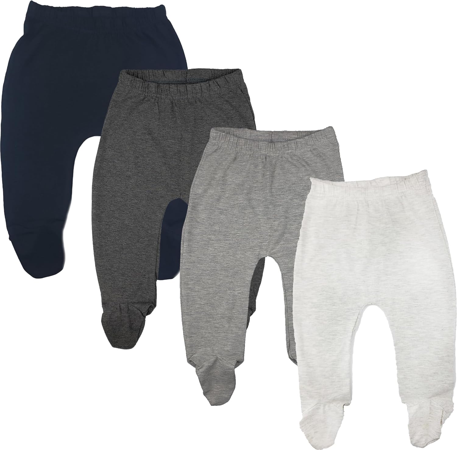 123 Bear Baby Soft Spandex Pants with Feet
