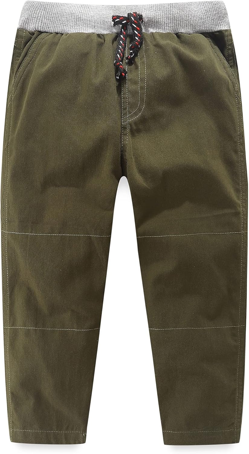 Cotton Fit for Toddler Boys 2PK Pants for 2-9 yrs