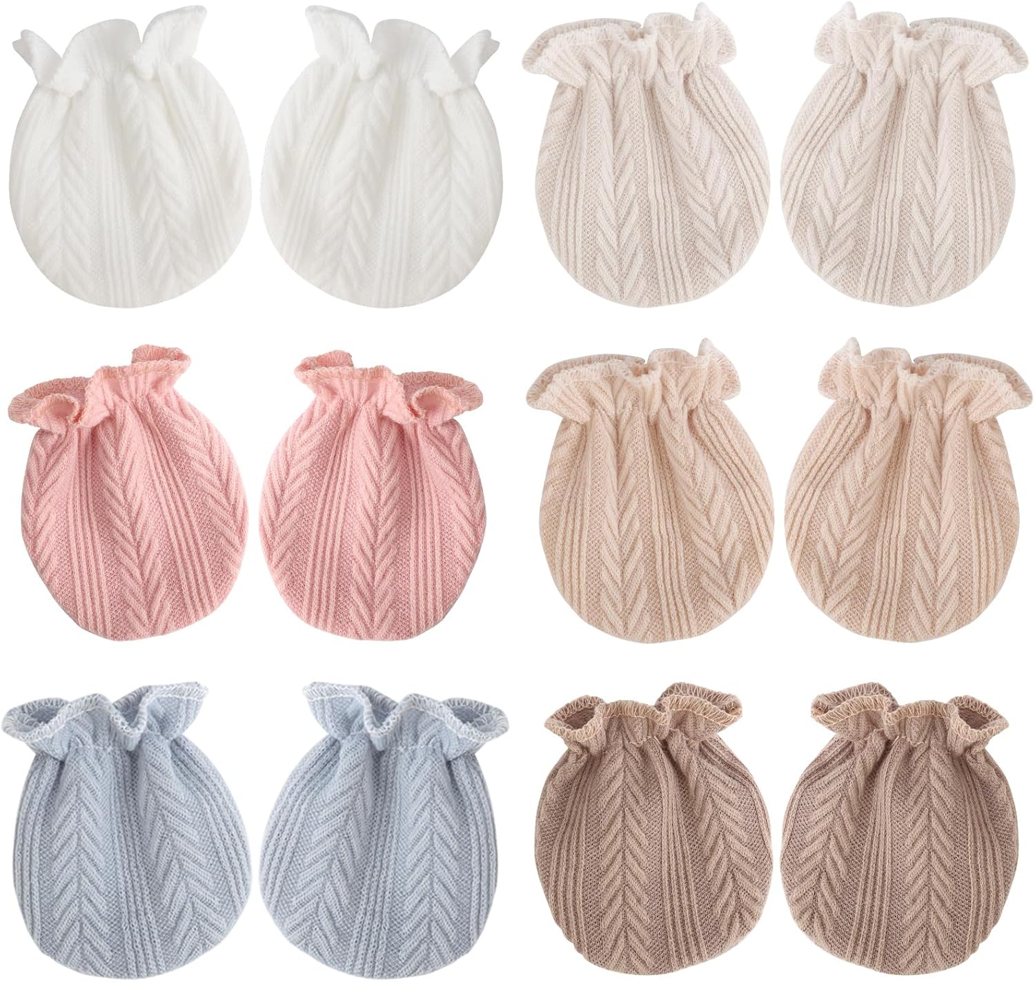 Perfect Newborn Gloves - Soft Hypoallergenic mittens for 0-6 Months