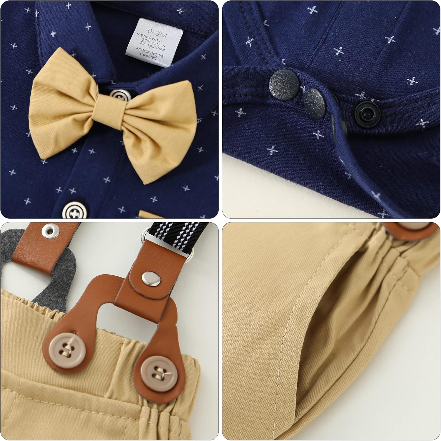ZOEREA Baby Boy Suit - gentleman outfit clothes