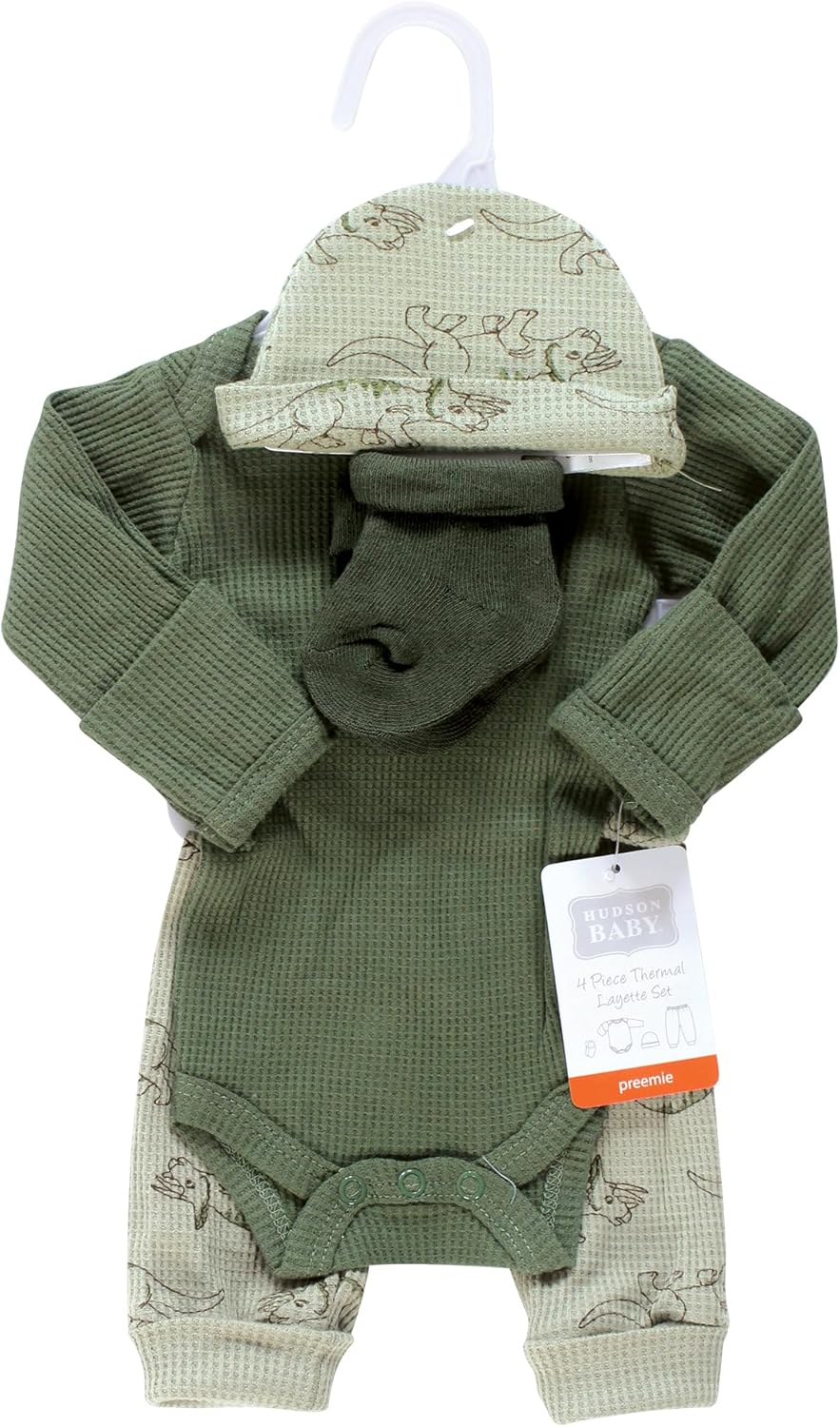Hudson Baby Thermal Preemie Layette Set 4pc