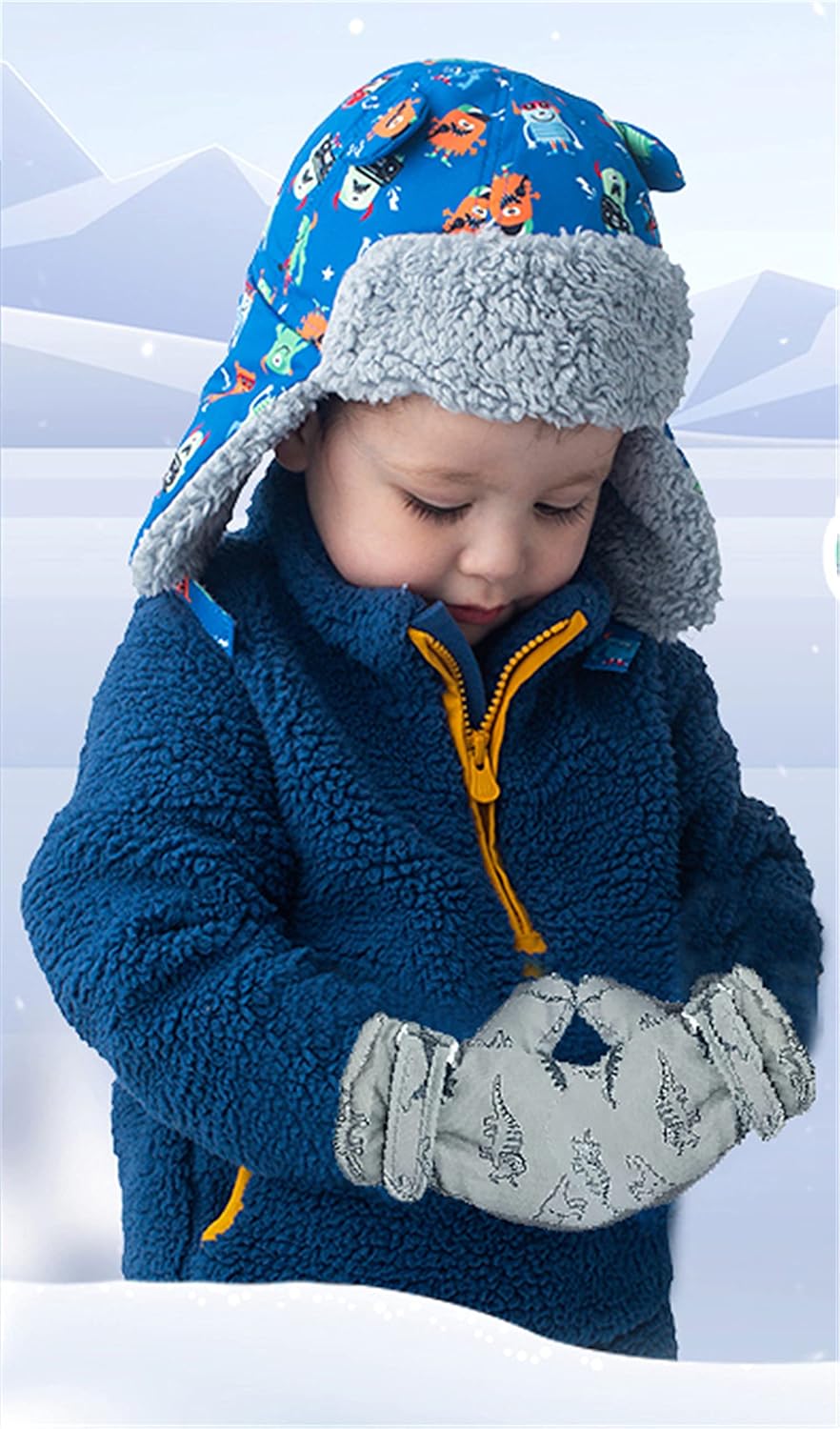Warm Waterproof Winter Gloves for Kids