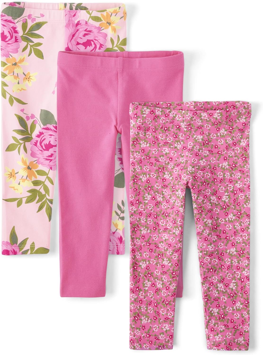 The Childrens Place Baby Girls Leggers 3-Pack Fun comfy and stylish