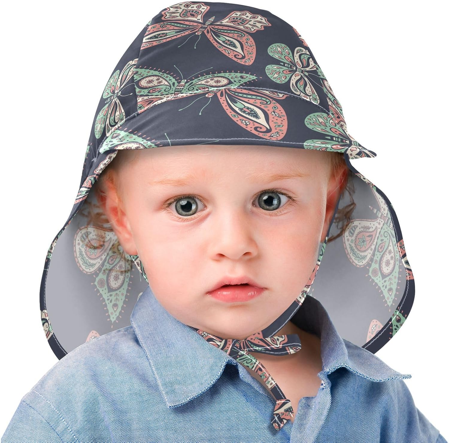 Sun protection in style with our buttery baby sun hat