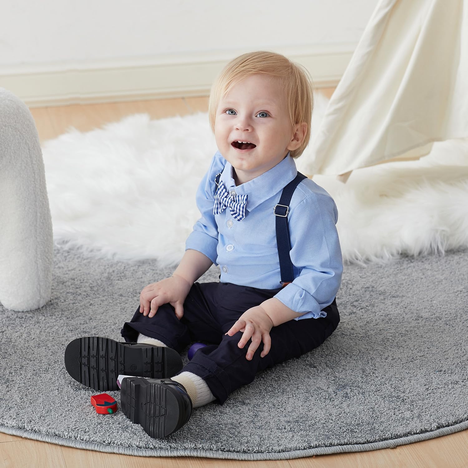 SALNIER Premium Style Toddler Boys Suit for Boys