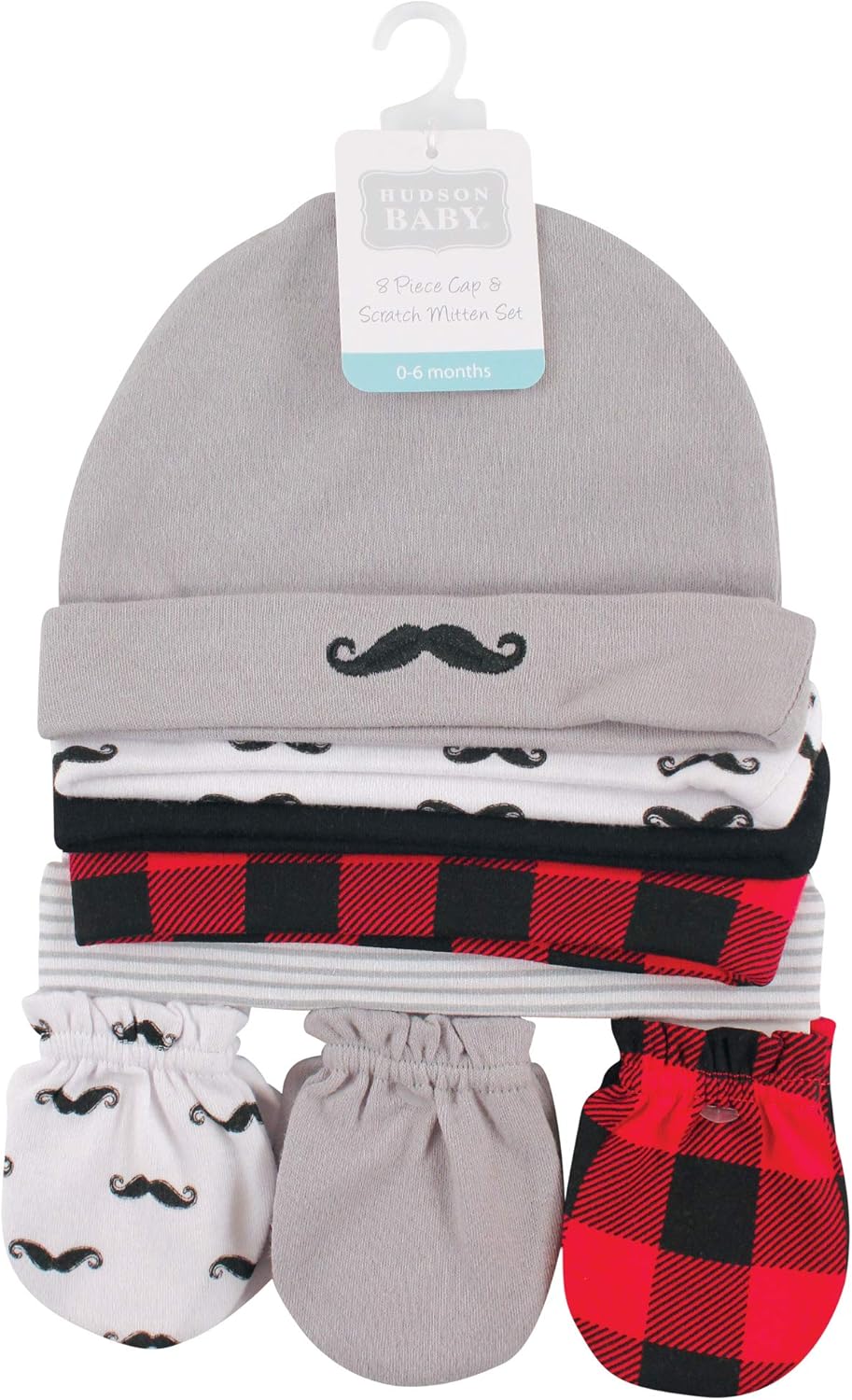 Hudson Baby Unisex Baby Cotton Set Soft Essential