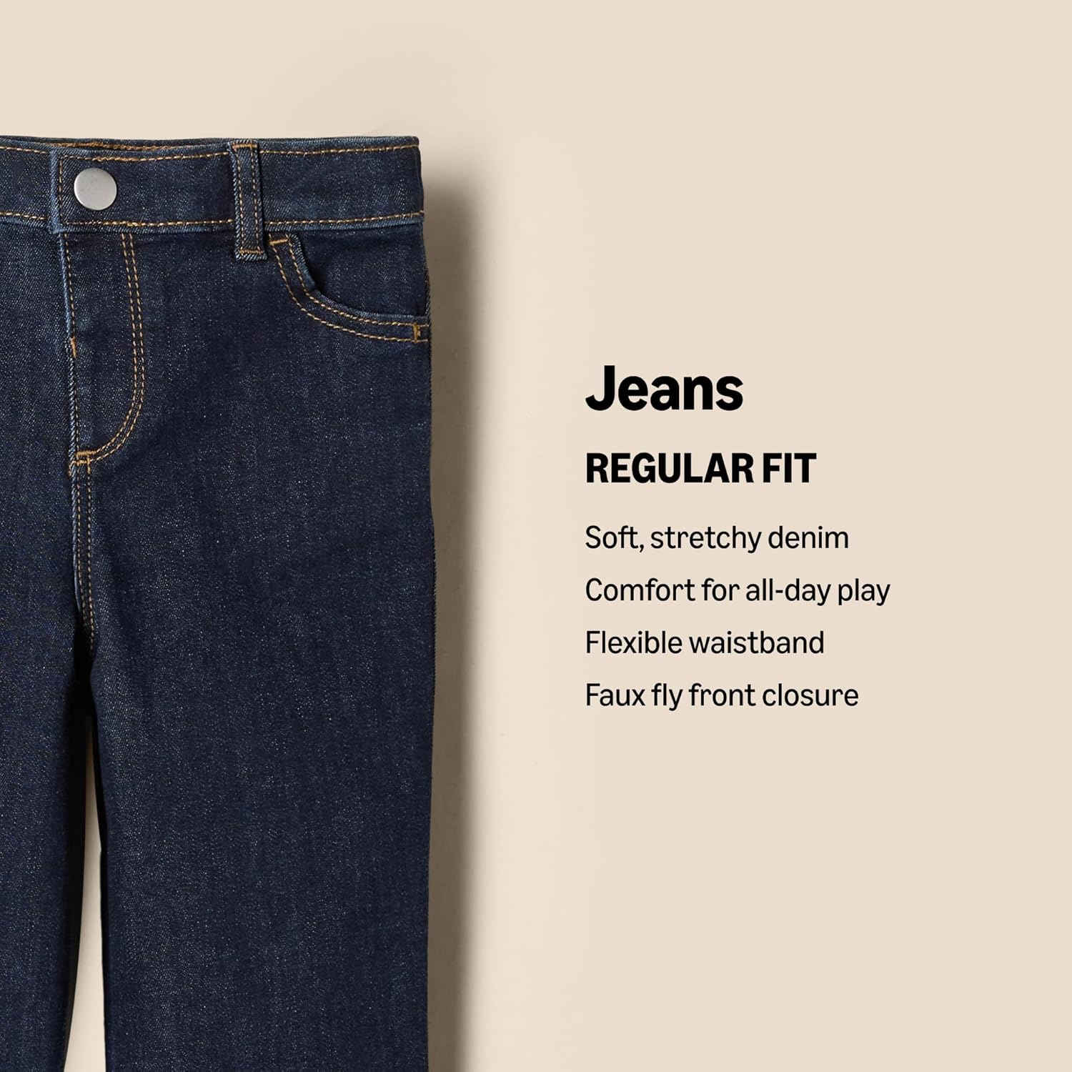 Amazon Essentials toddler boys straight fit jeans featuring Sofia Grainge