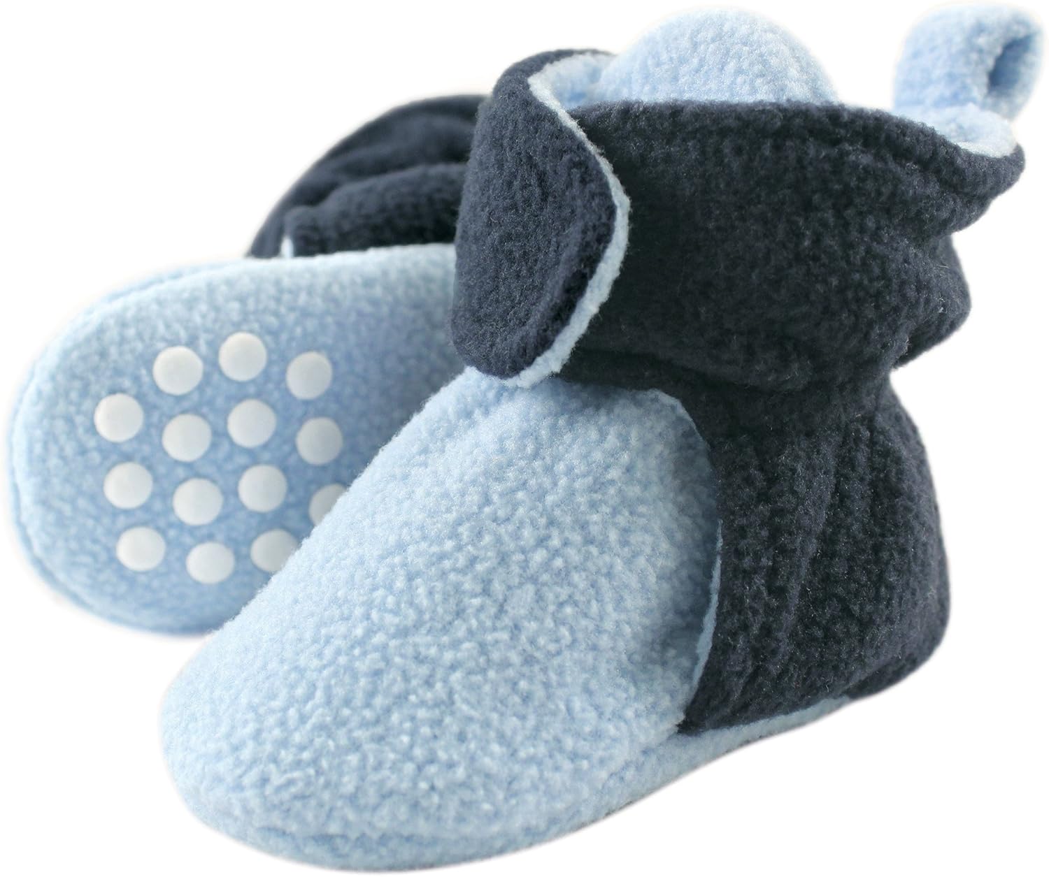Luvable Friends Baby Girls Cozy Fleece Booties