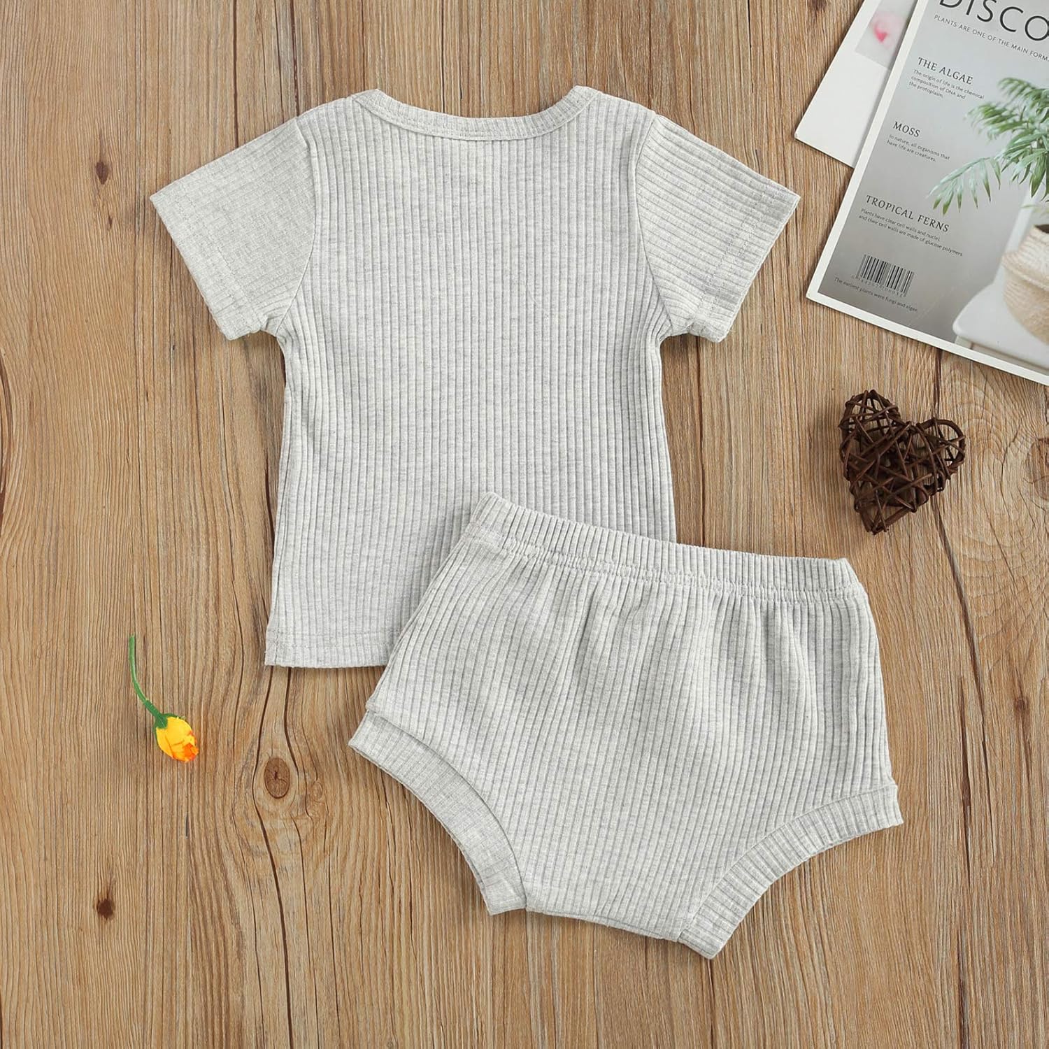 Newborn Baby Summer ROMPER SHORTS Set