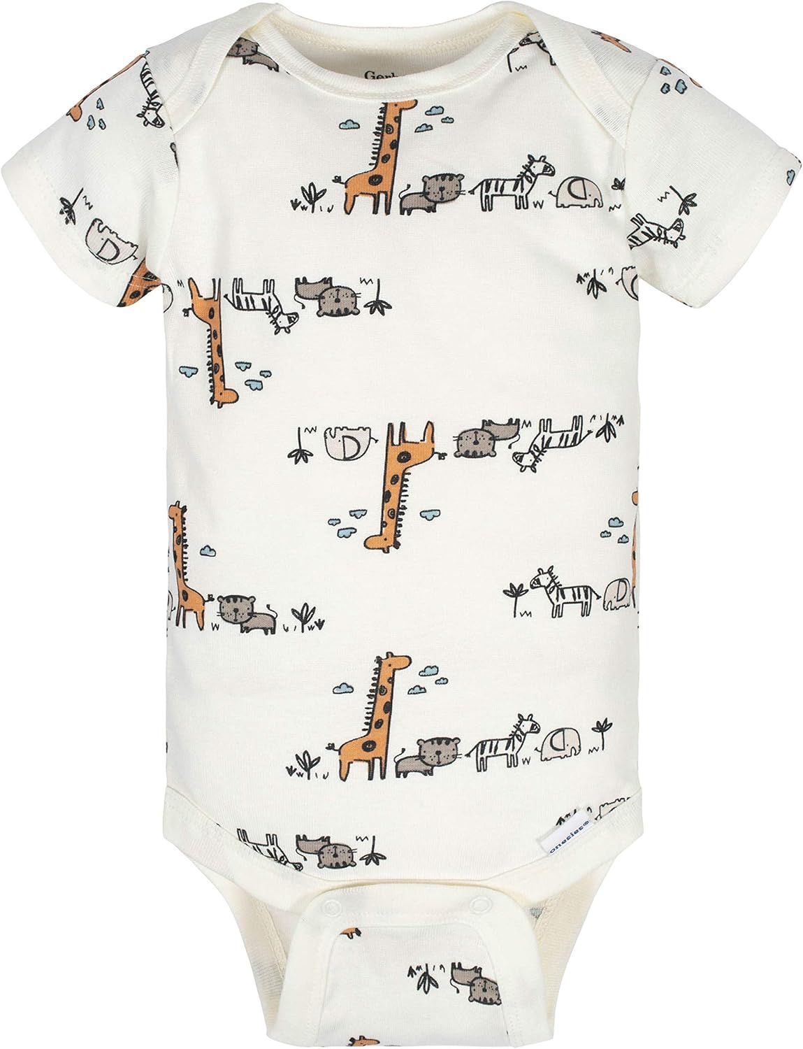 Gerber Baby Boys 8-Pack Short Sleeve Onesies Bodysuits