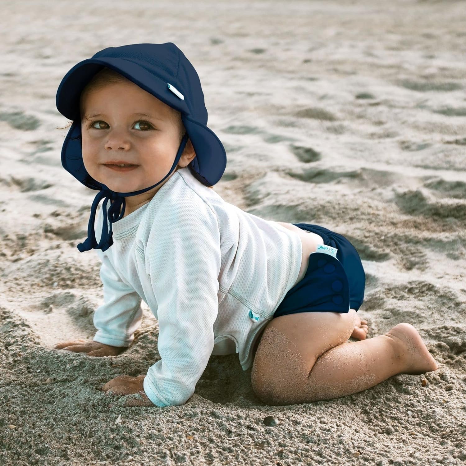 Green Sprouts Baby Flap Sun Protection Swim Hat
