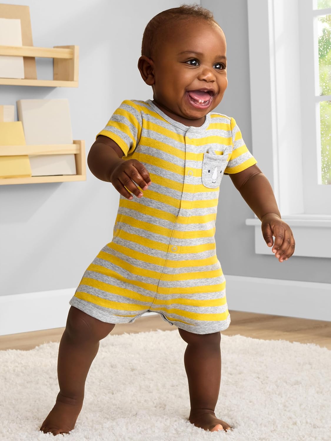 Simple Joys by Carters Baby 3-Pack Snap-up Rompers